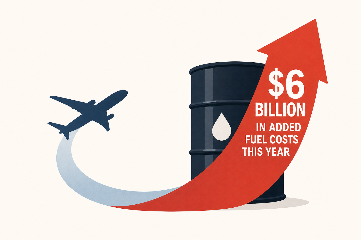 United Airlines anticipates $6 billion in added fuel costs this year