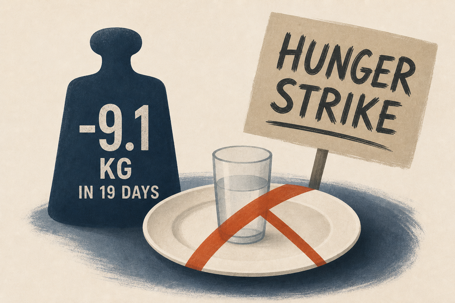 Indian activist urged to end hunger strike as he loses 9.1kg in 19 days