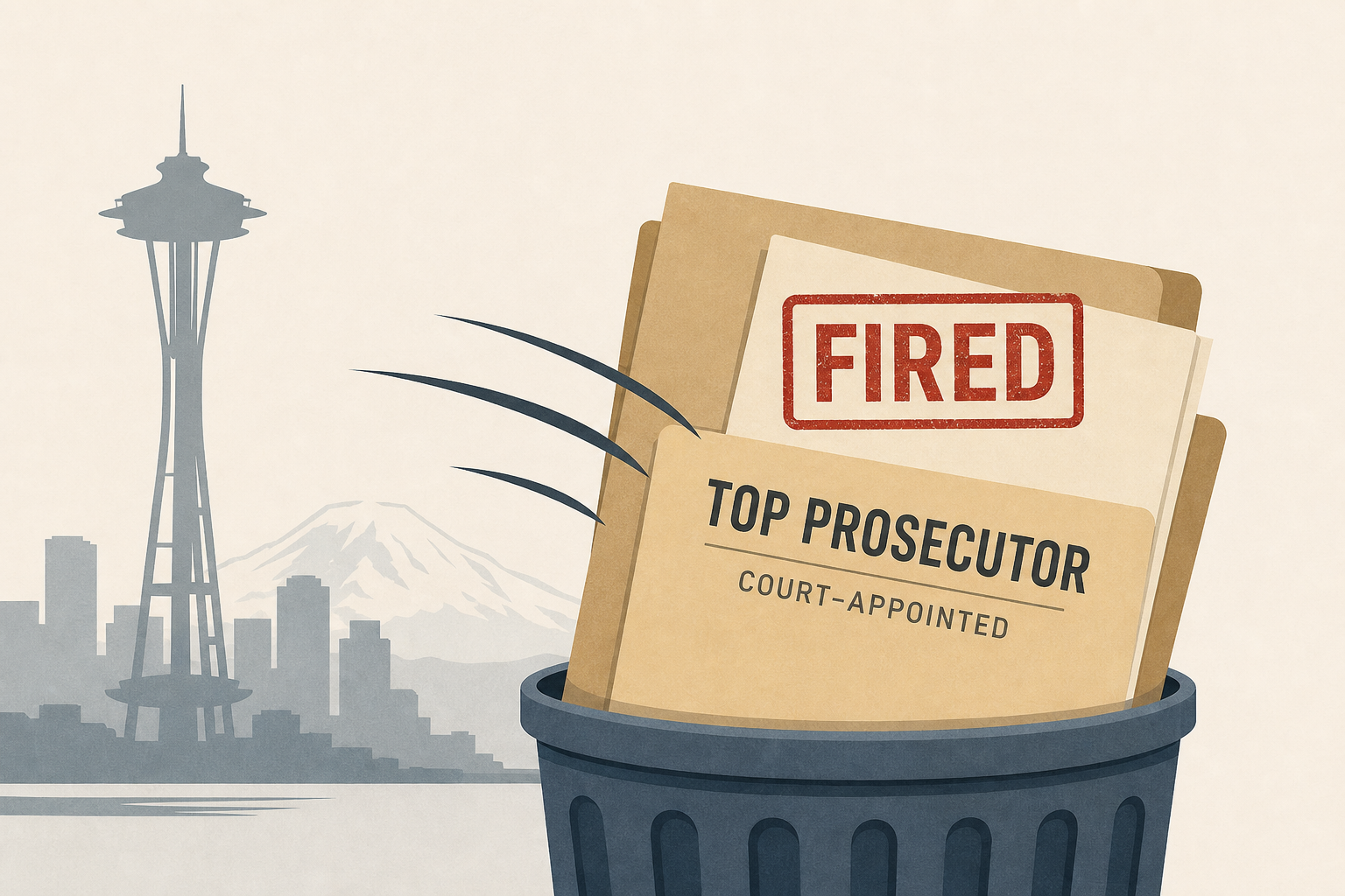 Trump immediately fires the new court-appointed top prosecutor in Seattle