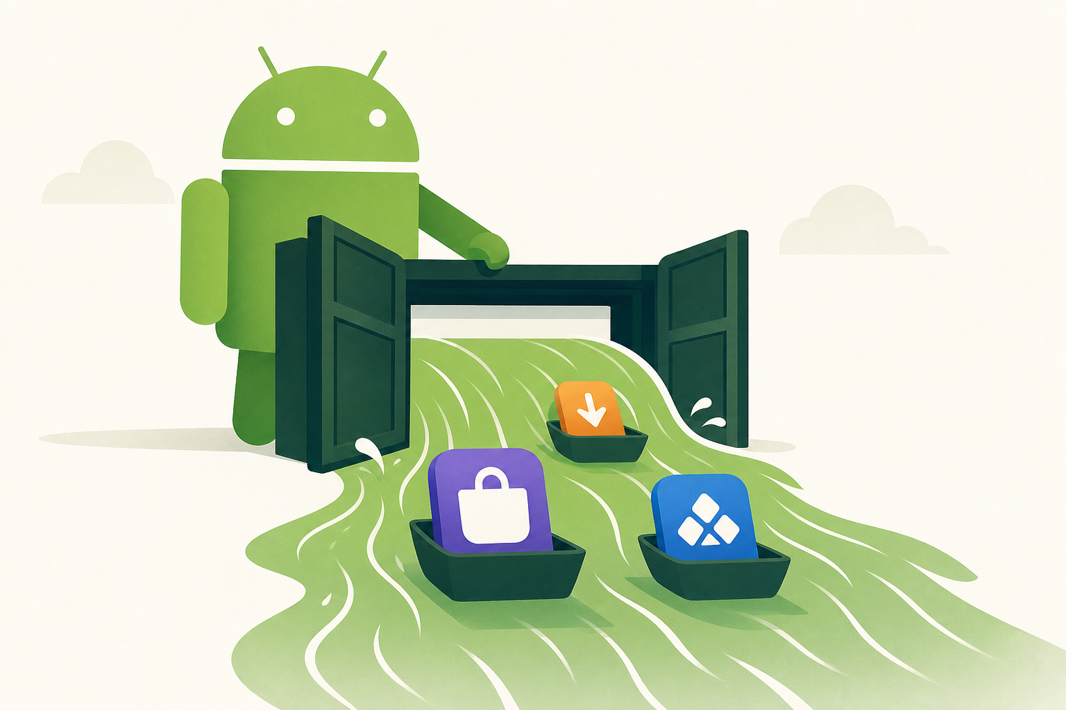 Google opens the floodgates to third-party app stores on Android