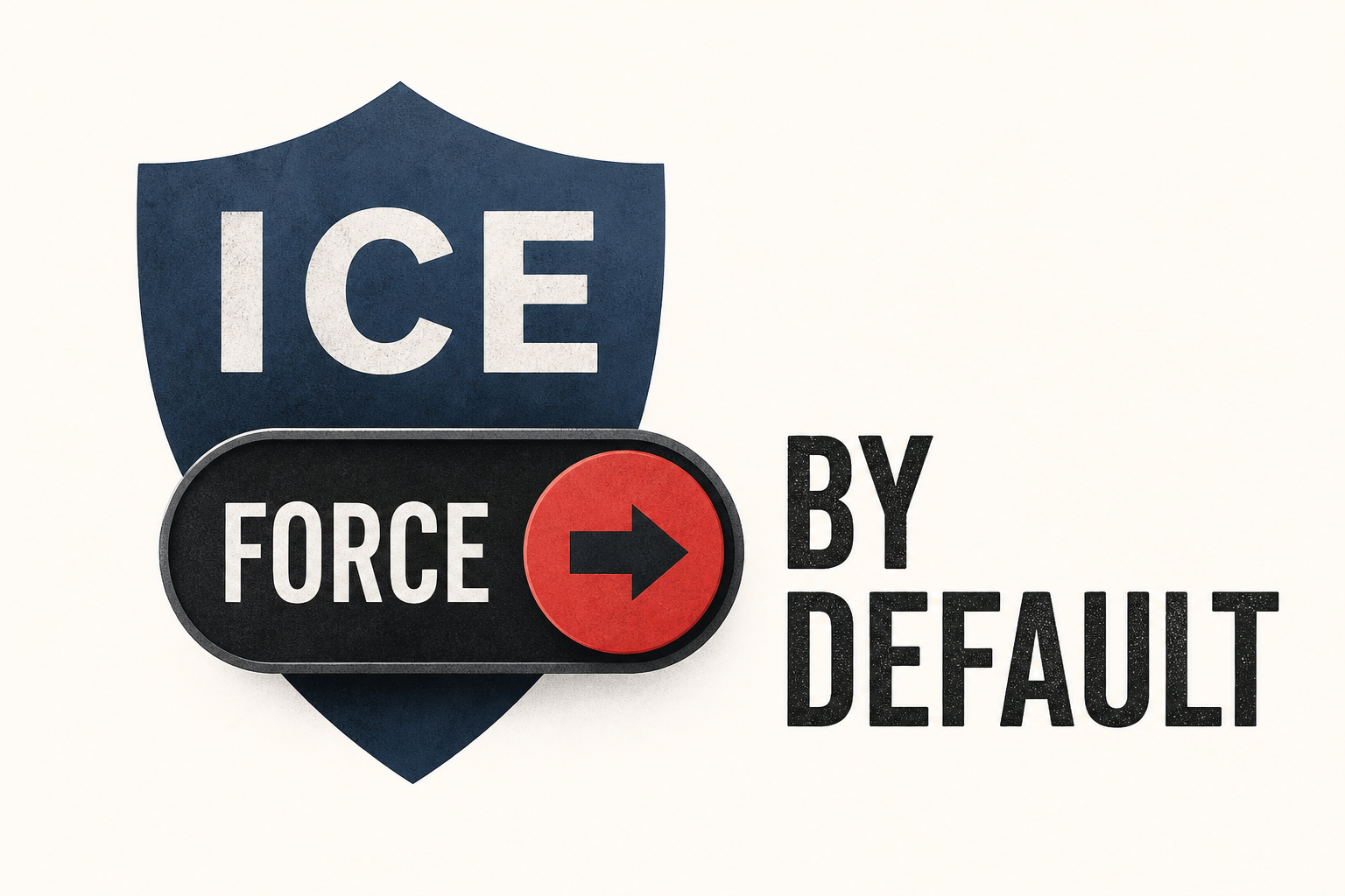 New ACLU report says ICE uses force by default : NPR