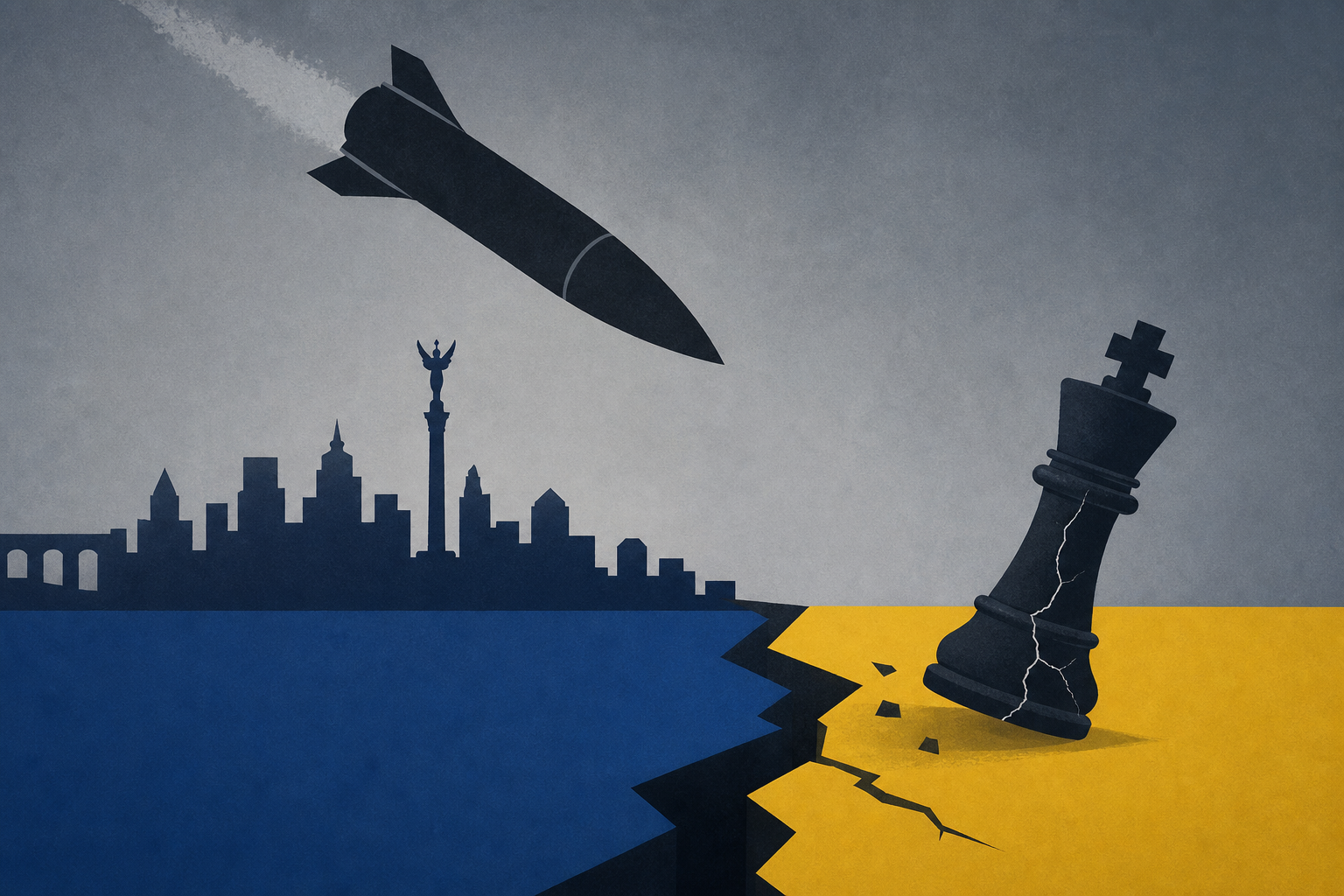 Russia hits Kyiv with ballistic missiles, killing 2, injuring 6, as Ukraine reels from political shock