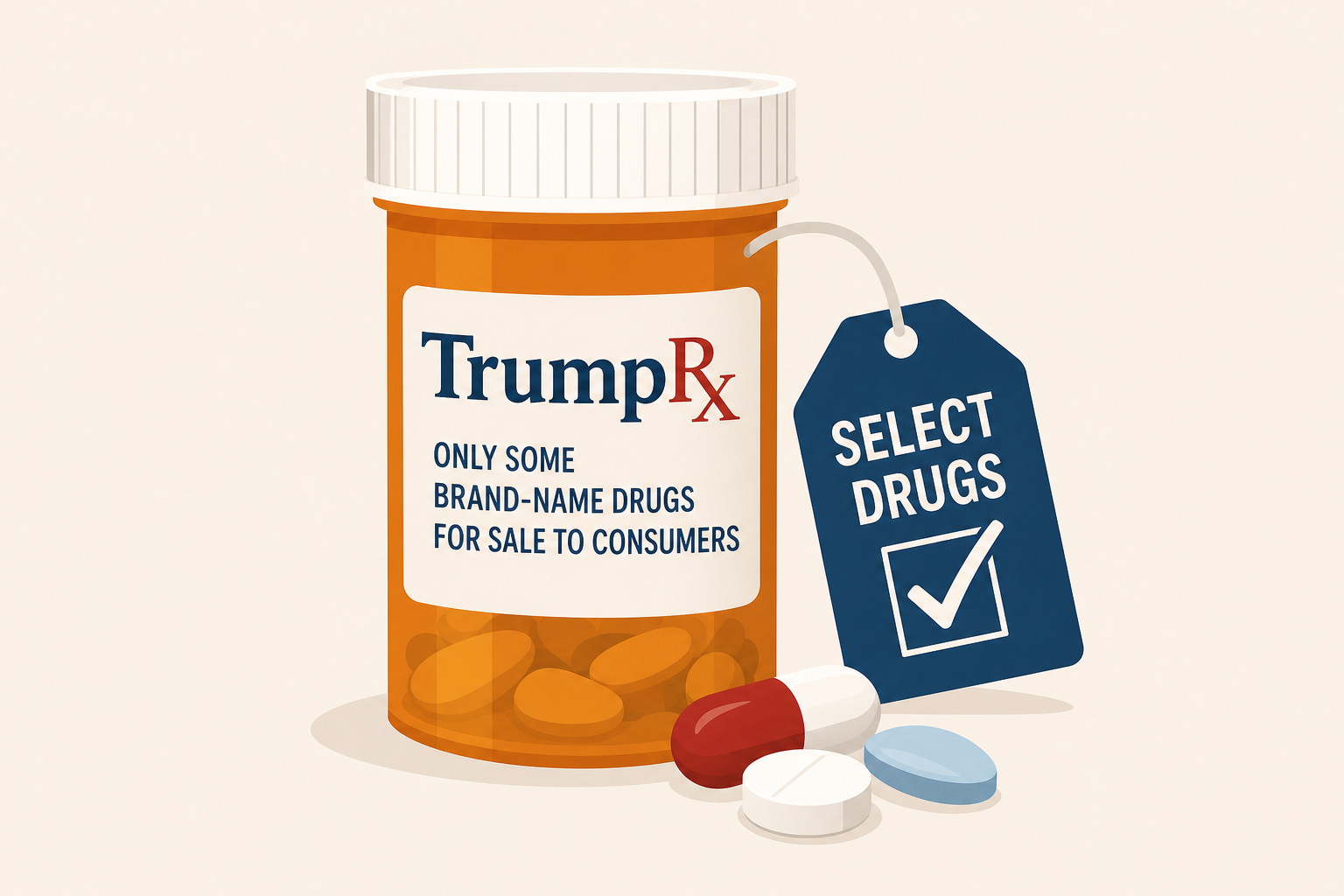 TrumpRx only offers some brand-name drugs for sale to consumers : NPR