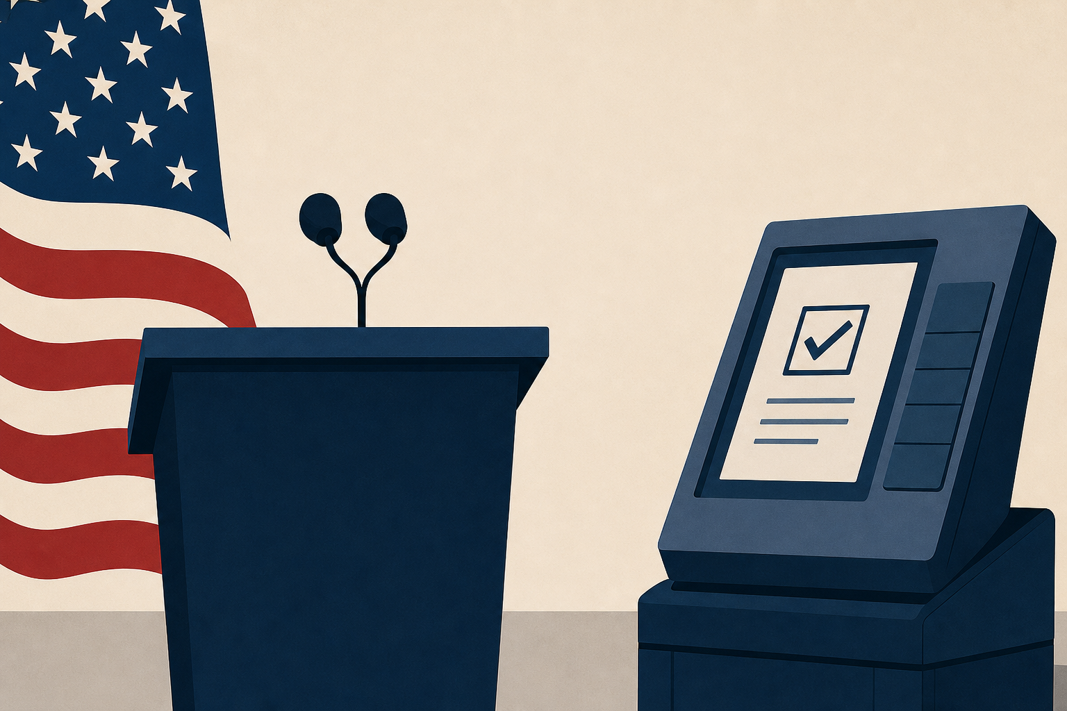 Trump makes national address on elections and voting machines