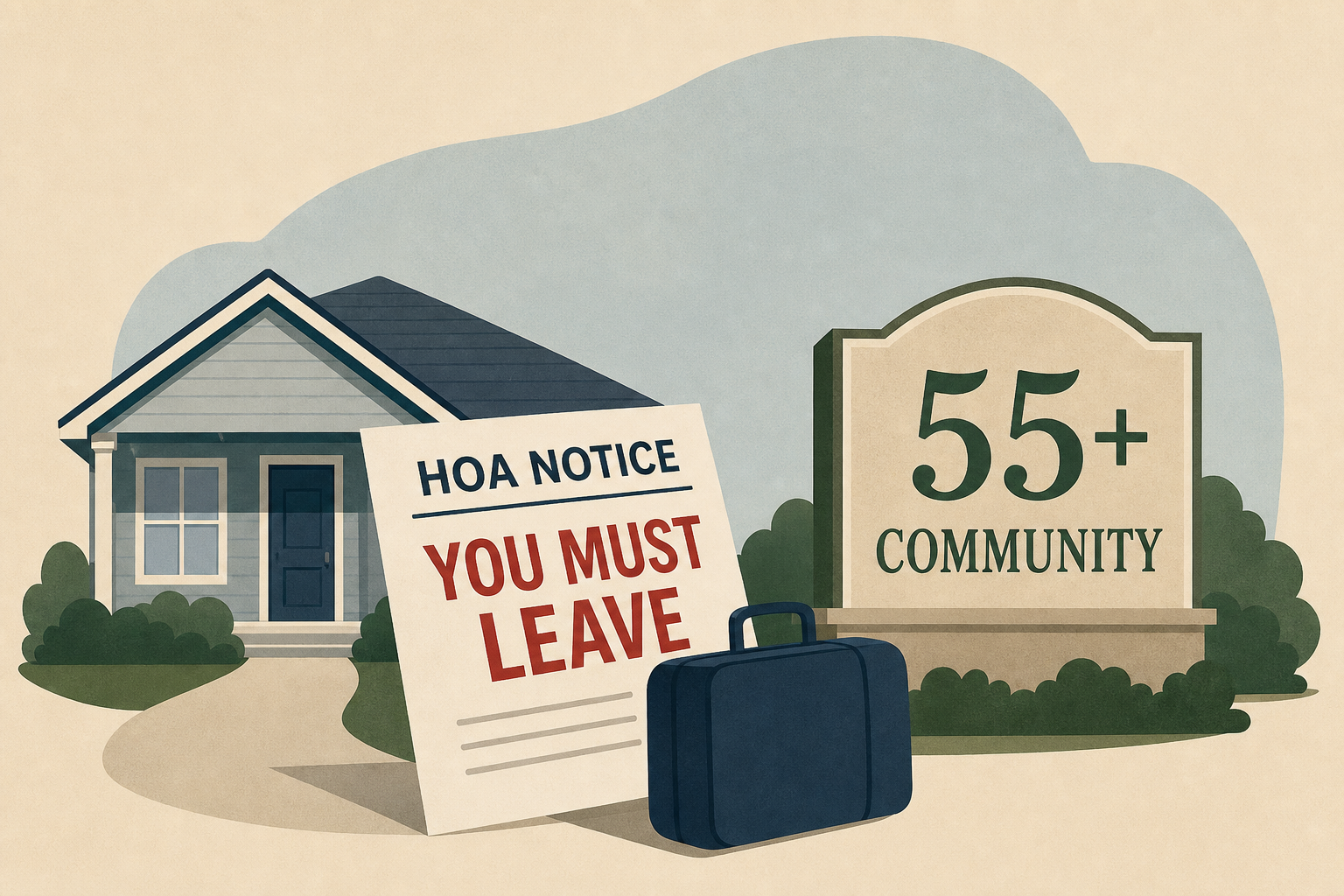 Florida daughter says HOA is trying to force her out of 55-plus community after inheriting home from dad