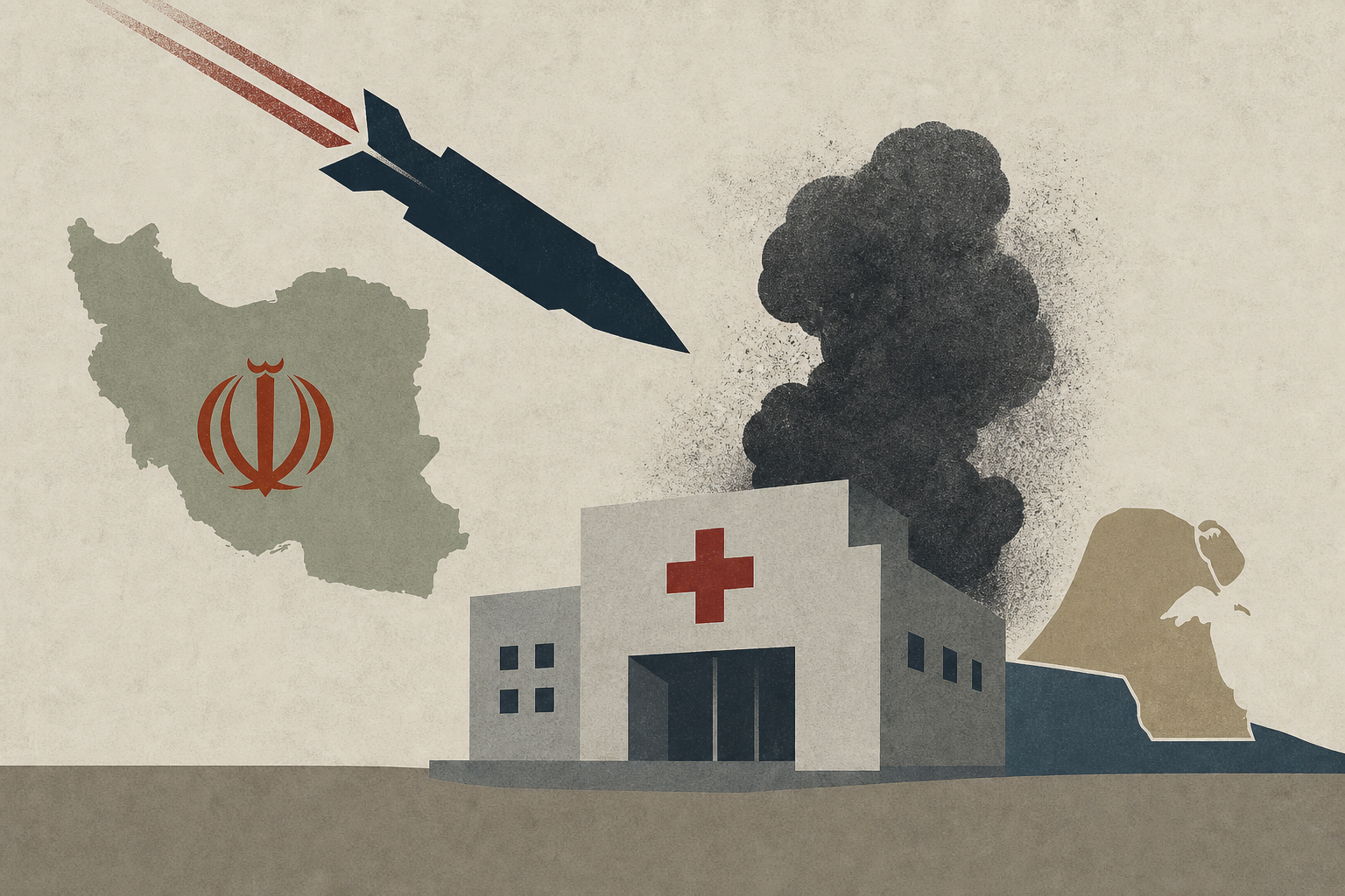 Iran accuses US of ‘barbaric’ strike near hospital as Kuwait says it is under attack - Middle East crisis live