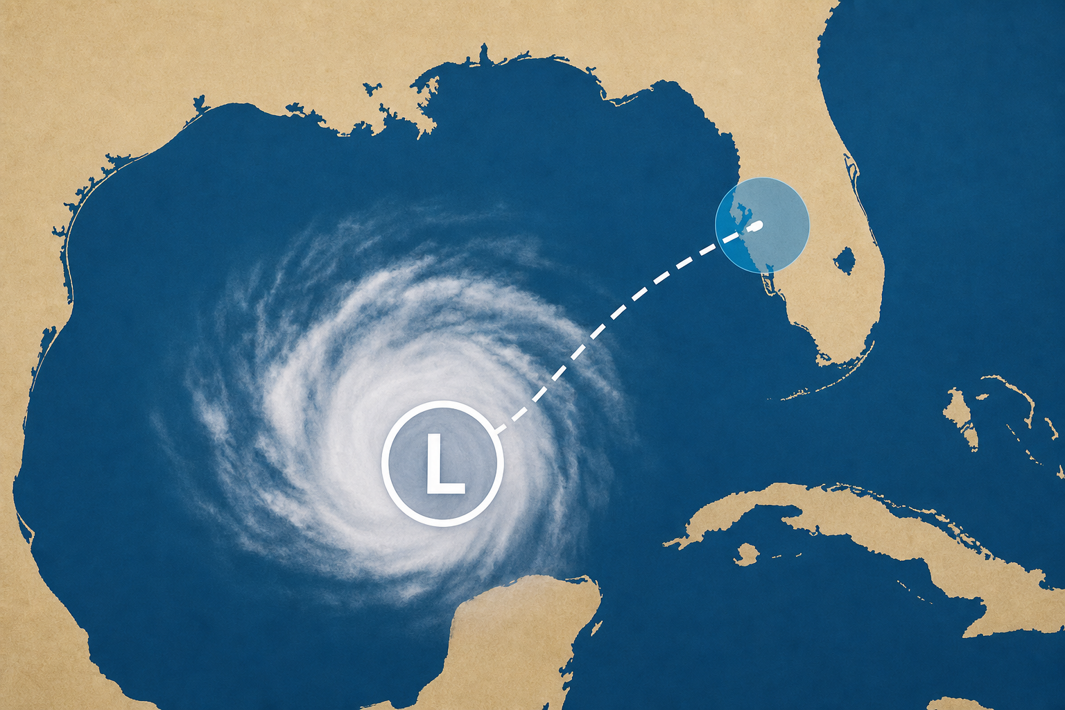 Gulf low could become a tropical depression near Florida