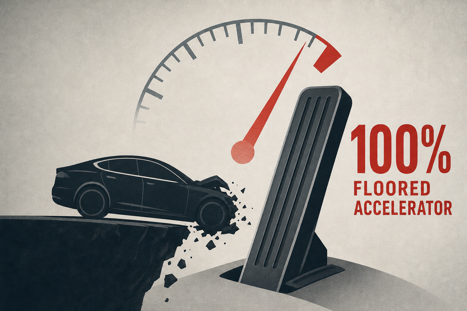 NTSB Confirms Texas Tesla Had 100% Floored Accelerator Pedal During Fatal Crash