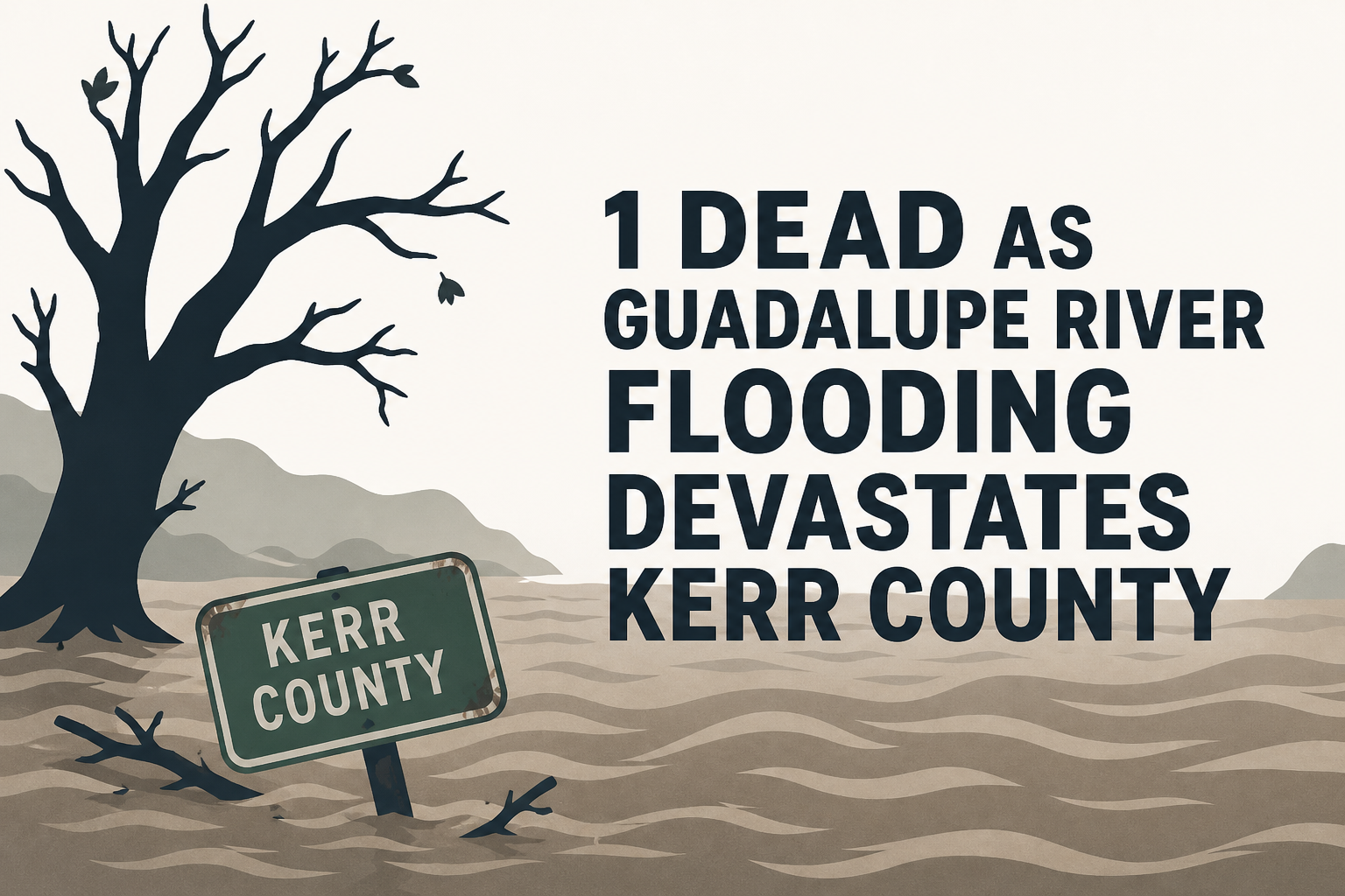1 dead as Guadalupe River flooding devastates Kerr County