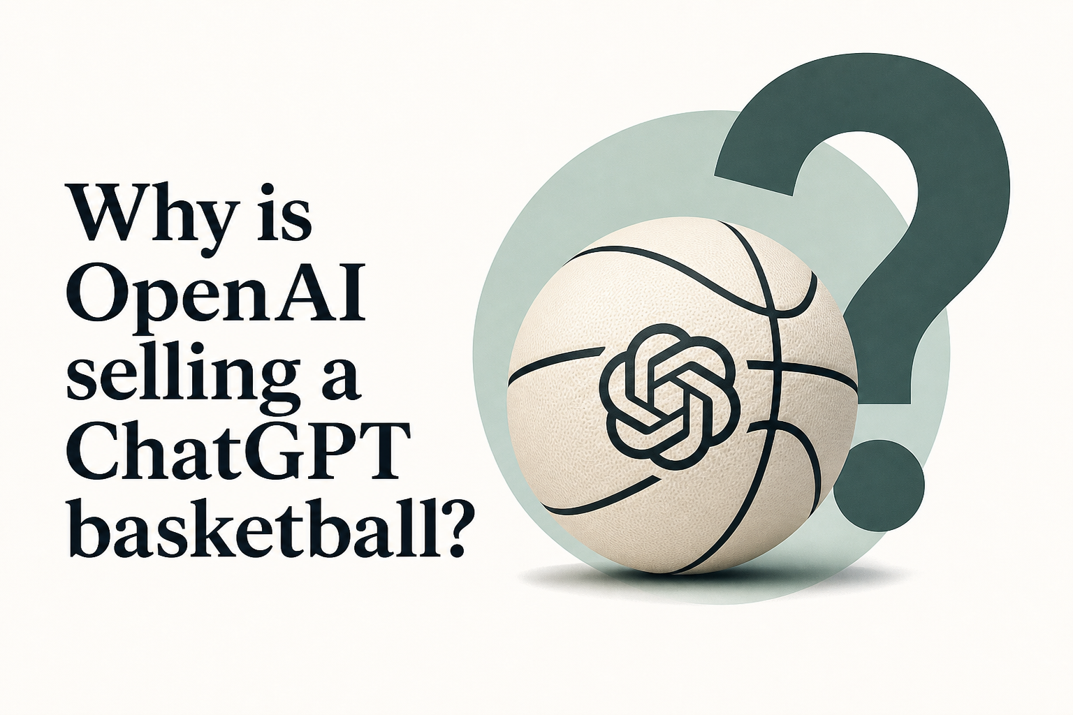 Why is OpenAI selling a ChatGPT basketball?
