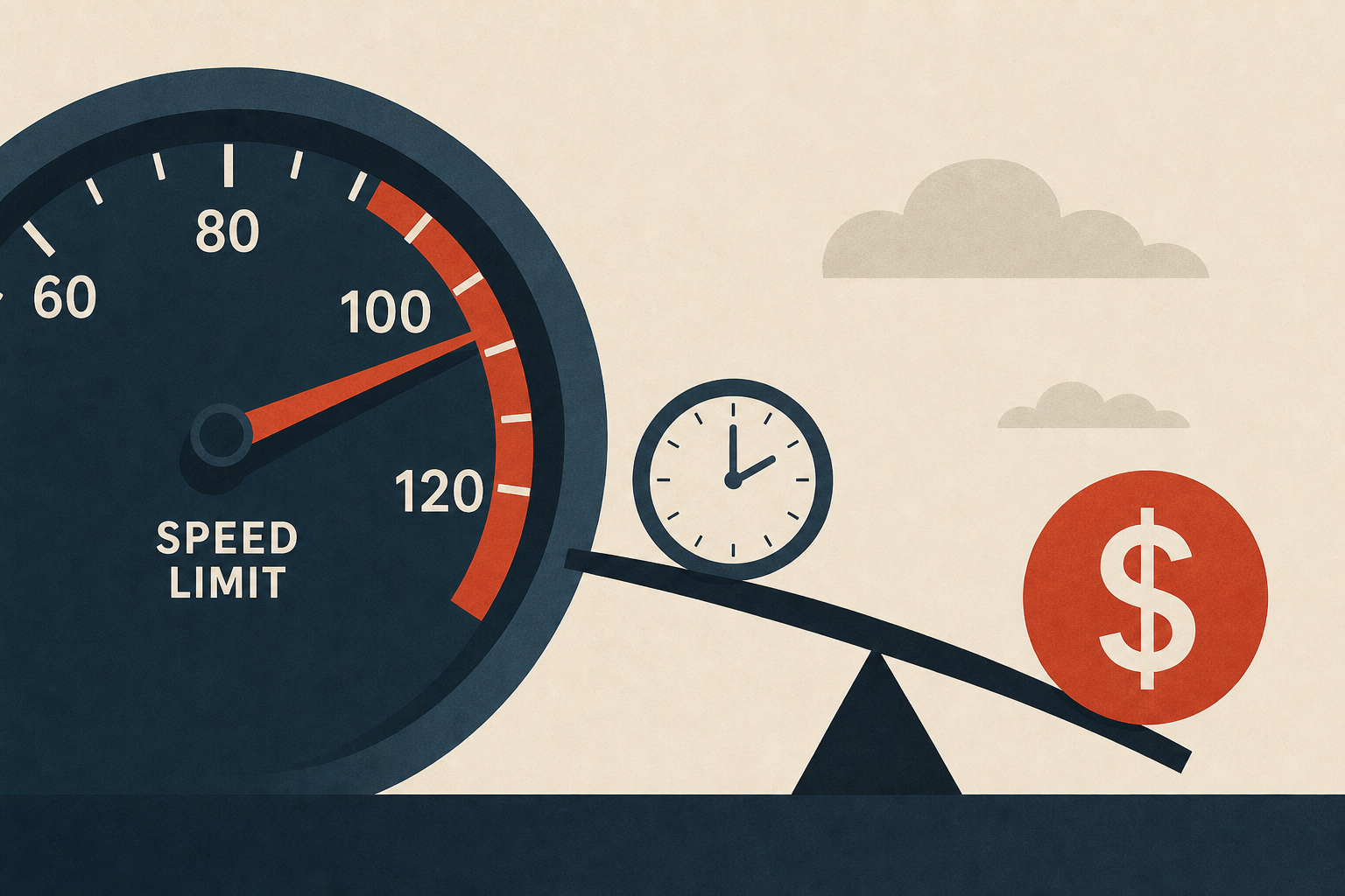 Need for speed? Driving above the speed limit costs you - and doesn't actually save much time