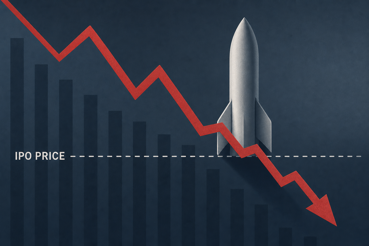 Short sellers load up against SpaceX as stock drops below IPO price