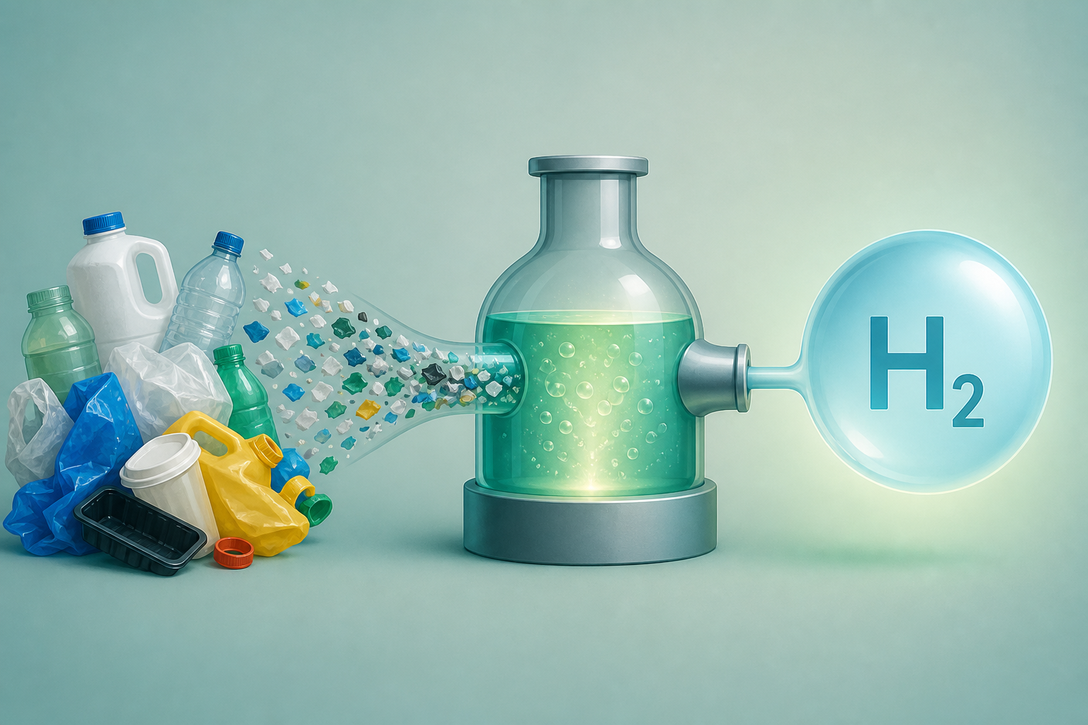 New process turns mixed plastic waste directly into hydrogen fuel without sorting
