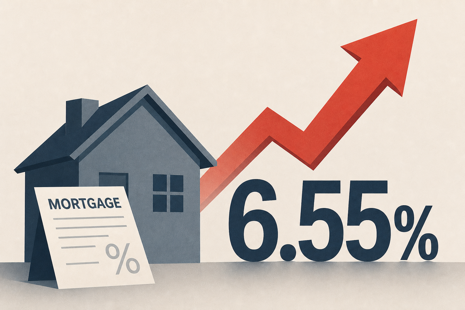 Mortgage rates rise to 6.55%: Freddie Mac