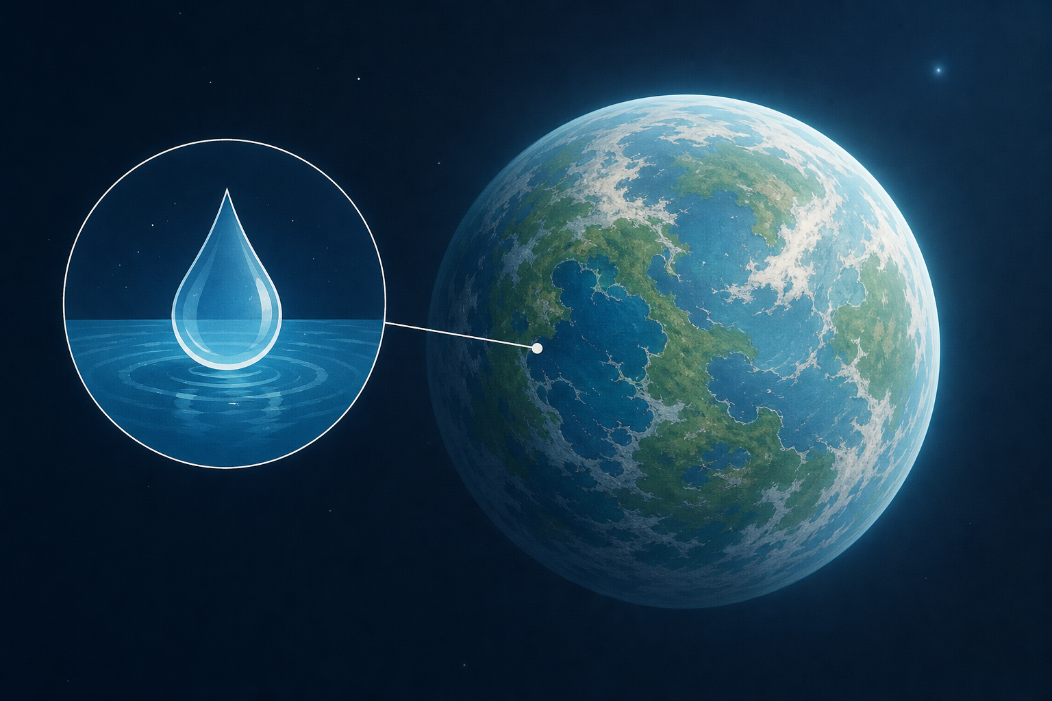 Earth-like exoplanet could have life-supporting water on its surface