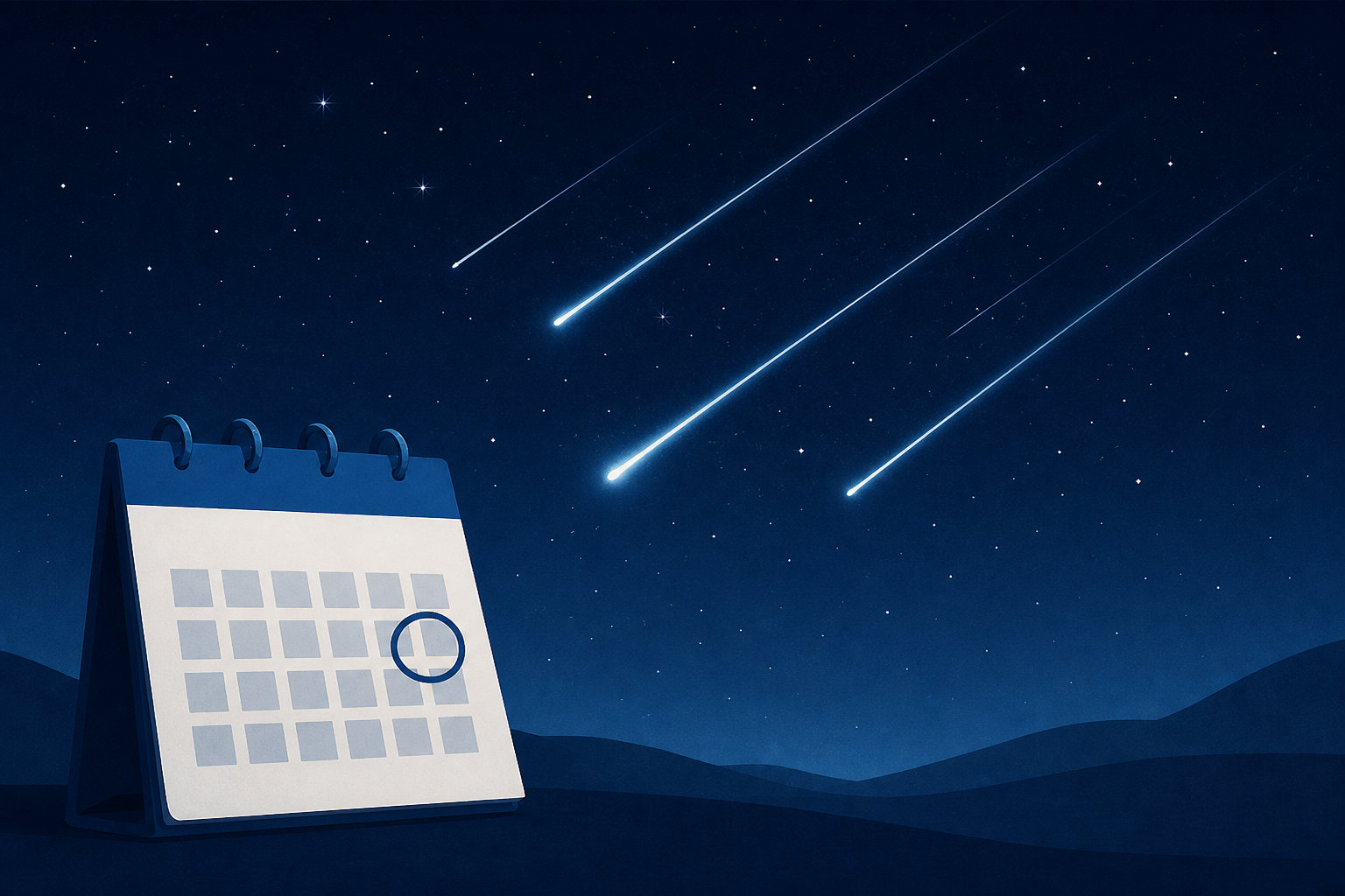When is the next meteor shower?