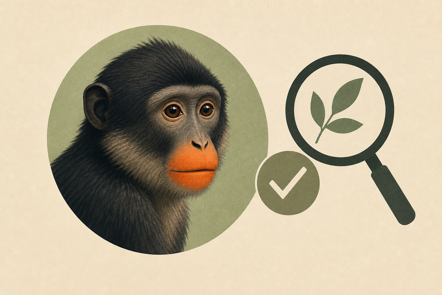 Monkey with orange lips identified as newfound species