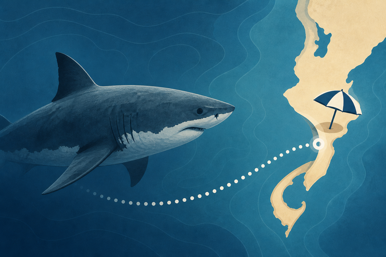 Atlantic’s largest male great white Contender likely heading toward this popular summer getaway