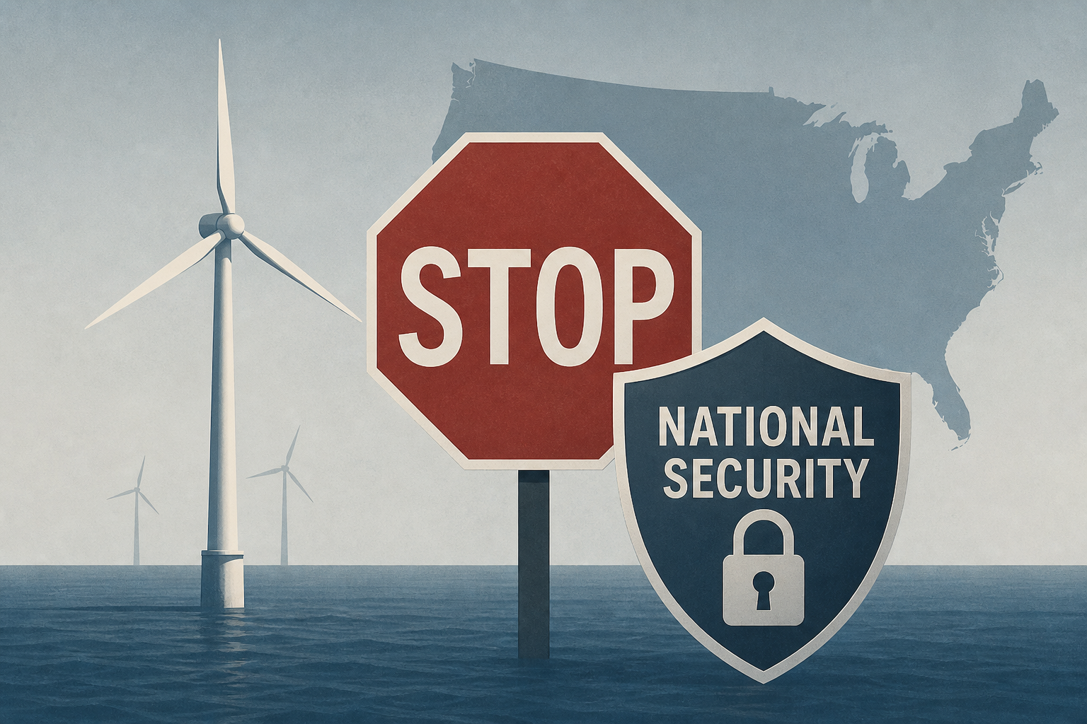 Trump stops offshore wind development while citing national security