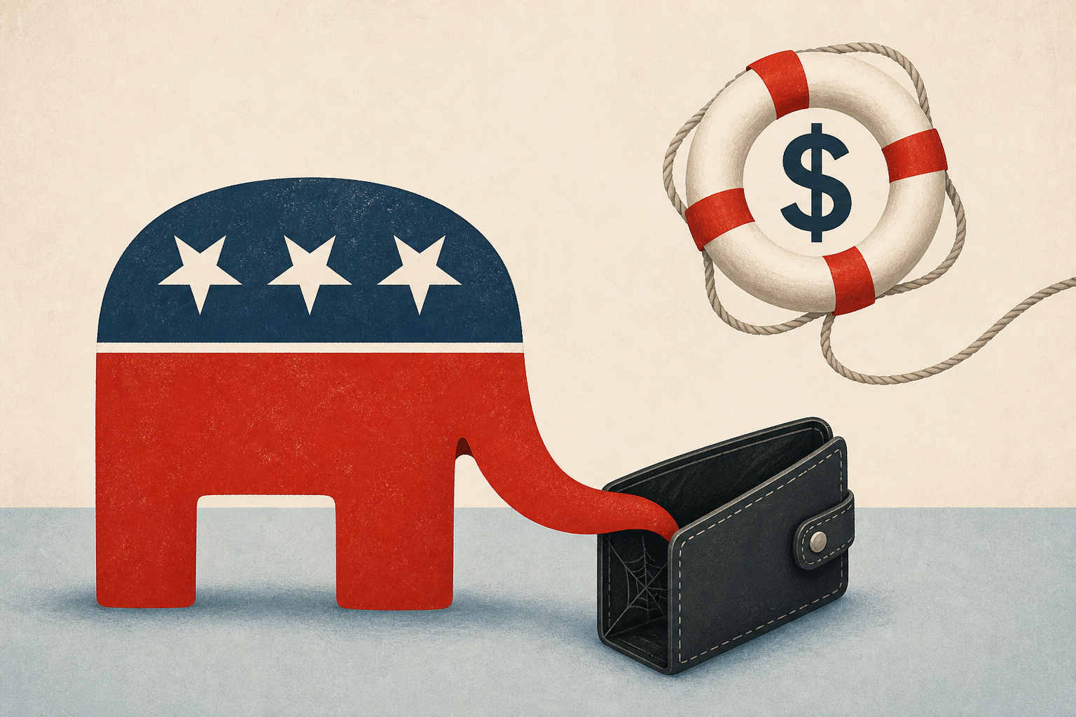 Republican Candidates Are Hurting for Cash, but Help May Be on the Way