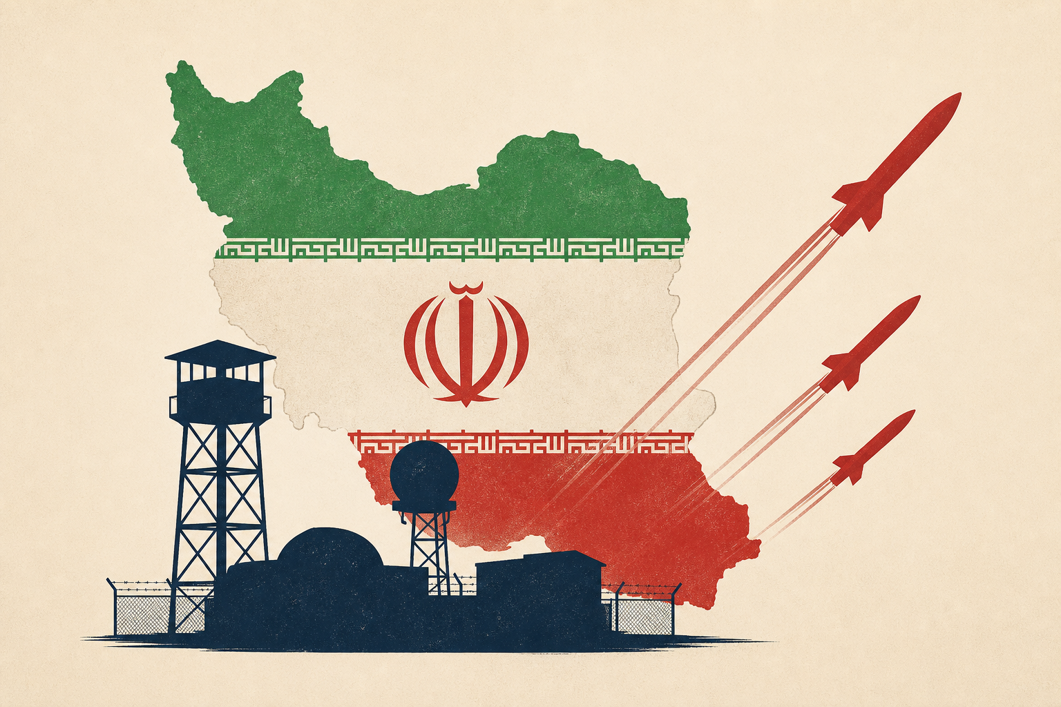 Iran targets military bases as US launches wave of strikes