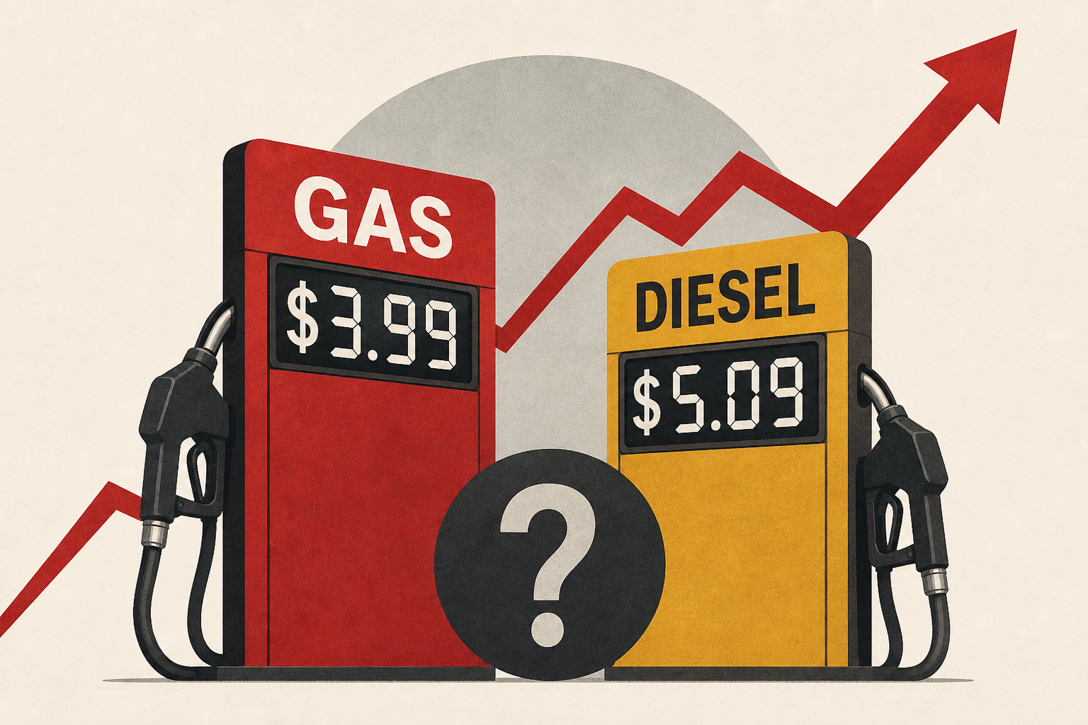 Gas is nearly $4 again and diesel just topped $5. It’s not what you think
