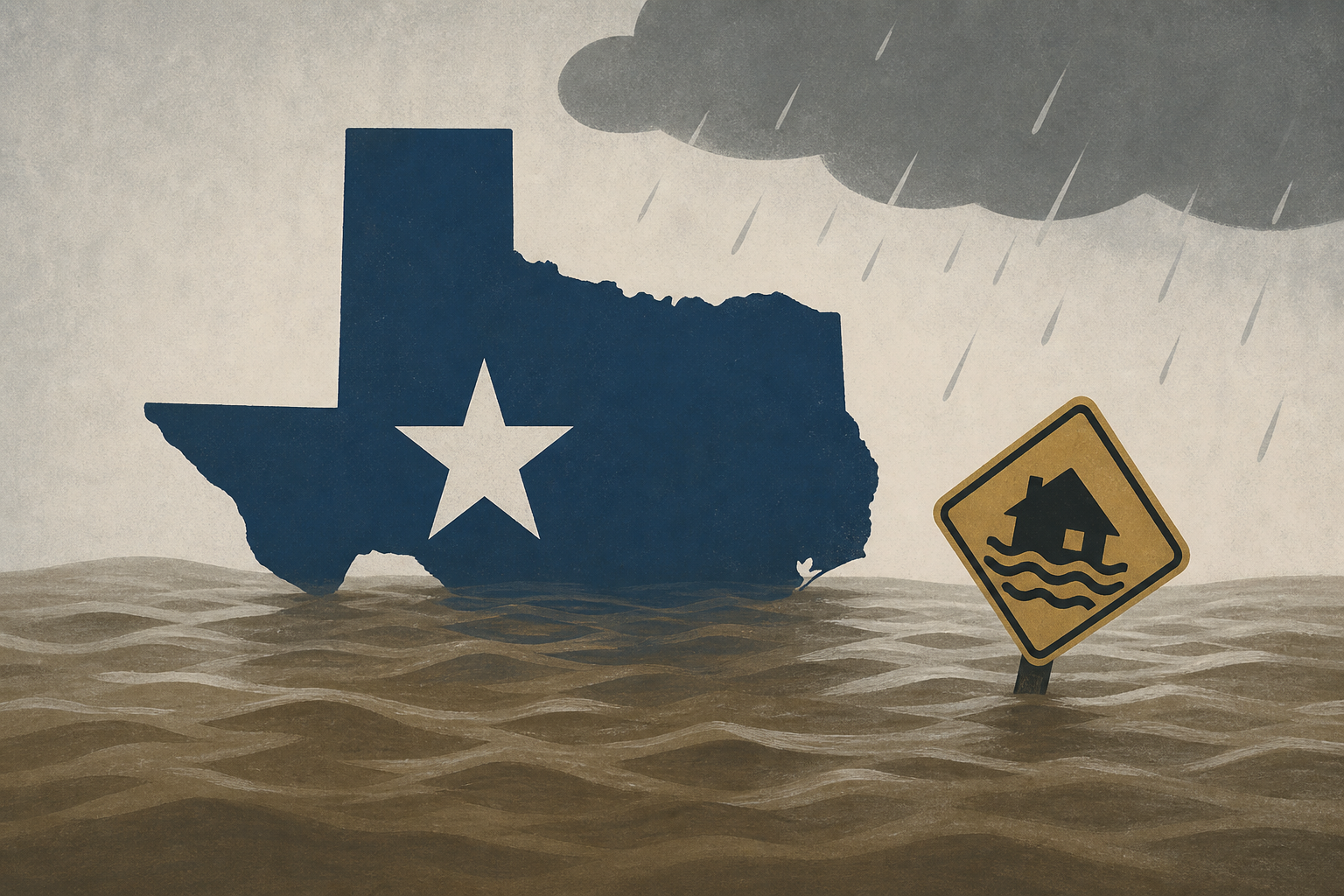 Catastrophic Texas flooding leaves at least 1 dead