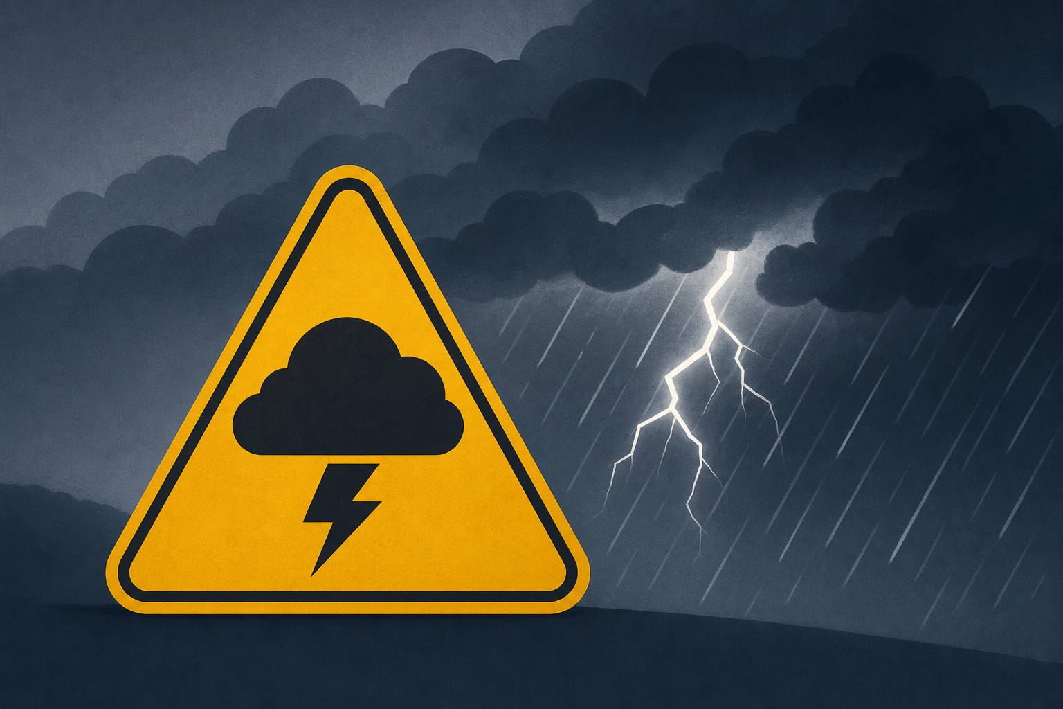 New severe thunderstorm warning
