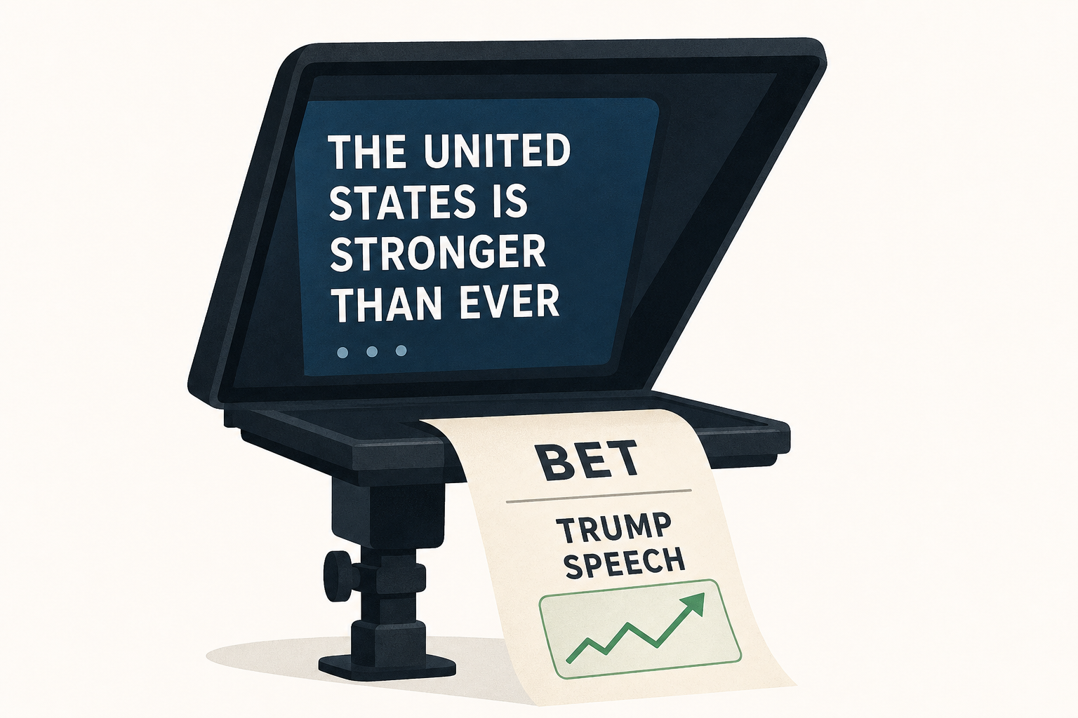 White House Teleprompter Operator Bet on Trump Speeches, Kalshi Says