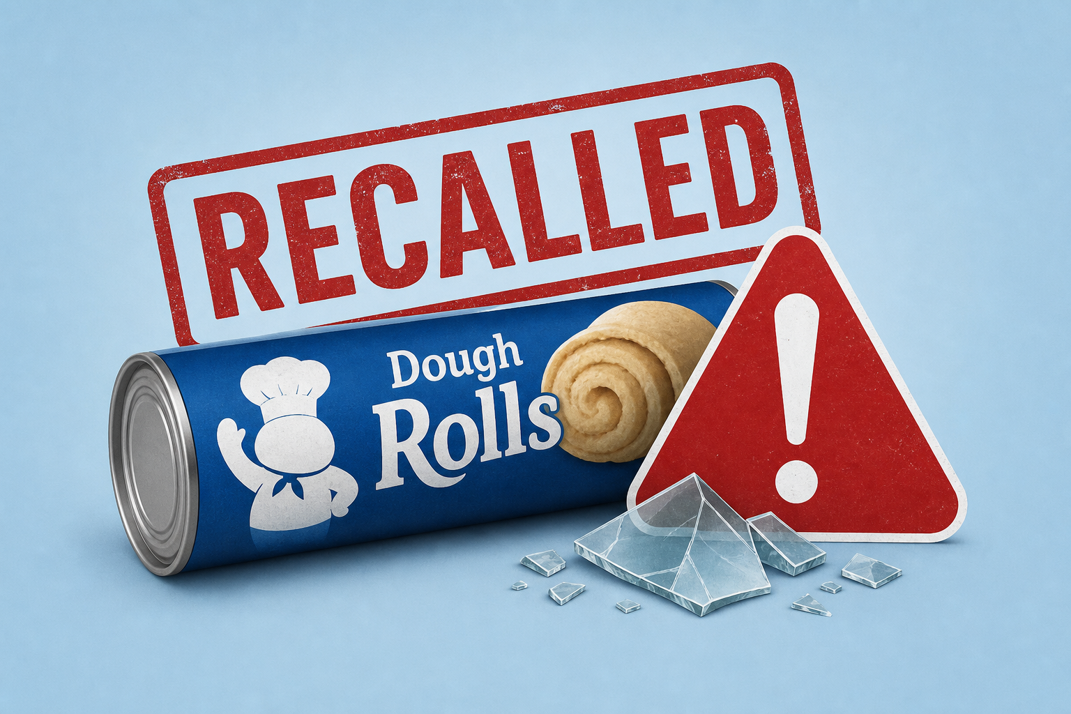 General Mills recalled nearly 736,000 Pillsbury rolls due to possible glass contamination