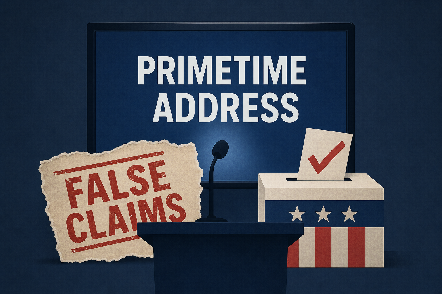 Trump to give primetime address on elections after years of false claims