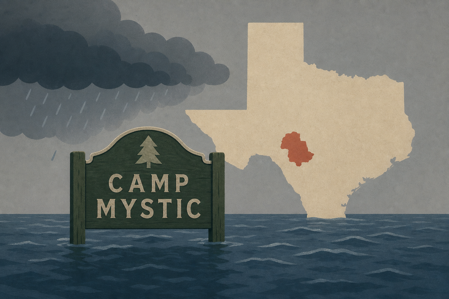 At least one dead in Texas floods ravaging same area as Camp Mystic