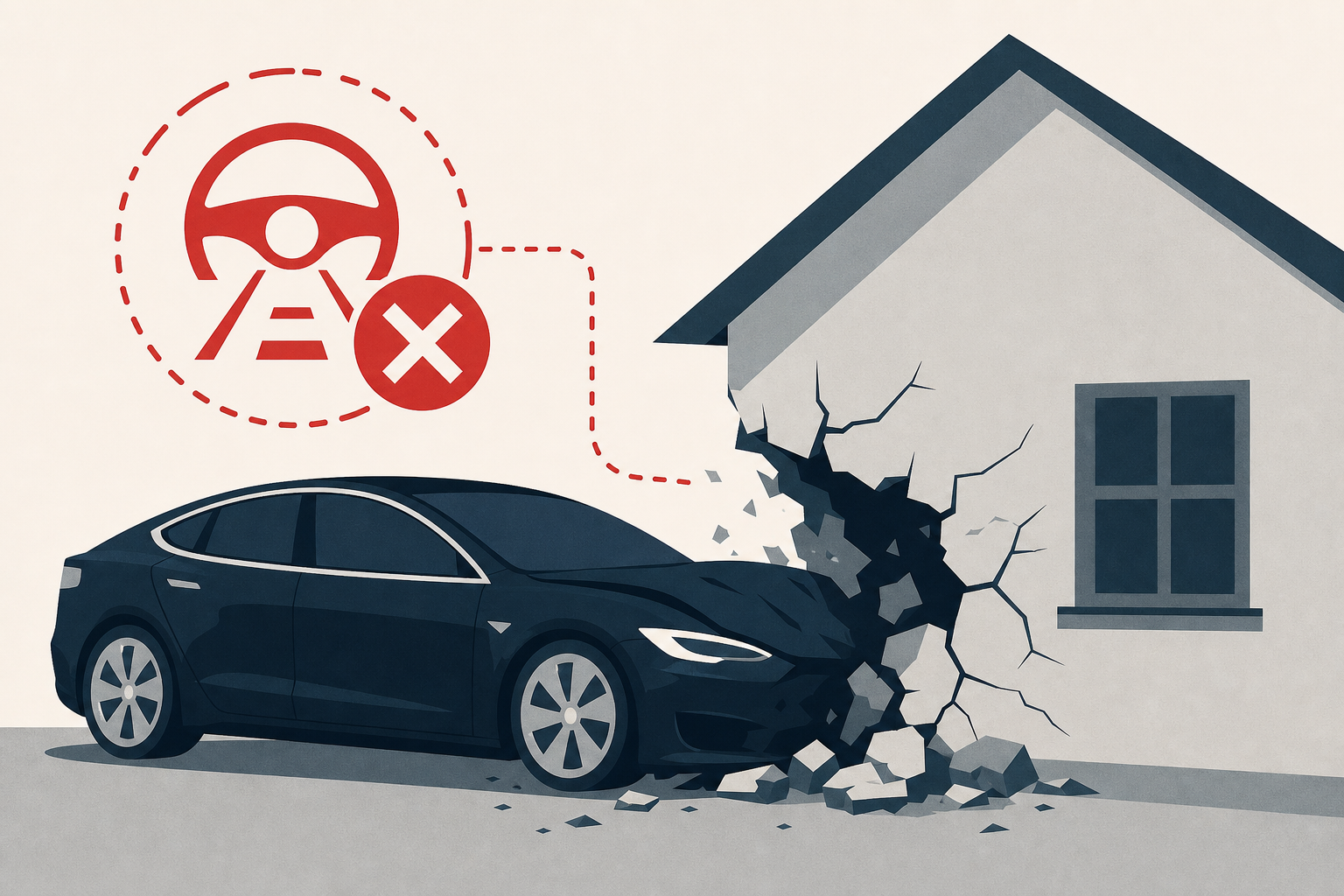Tesla driver whose car slammed into Texas home overrode driver assistance mode, NTSB says