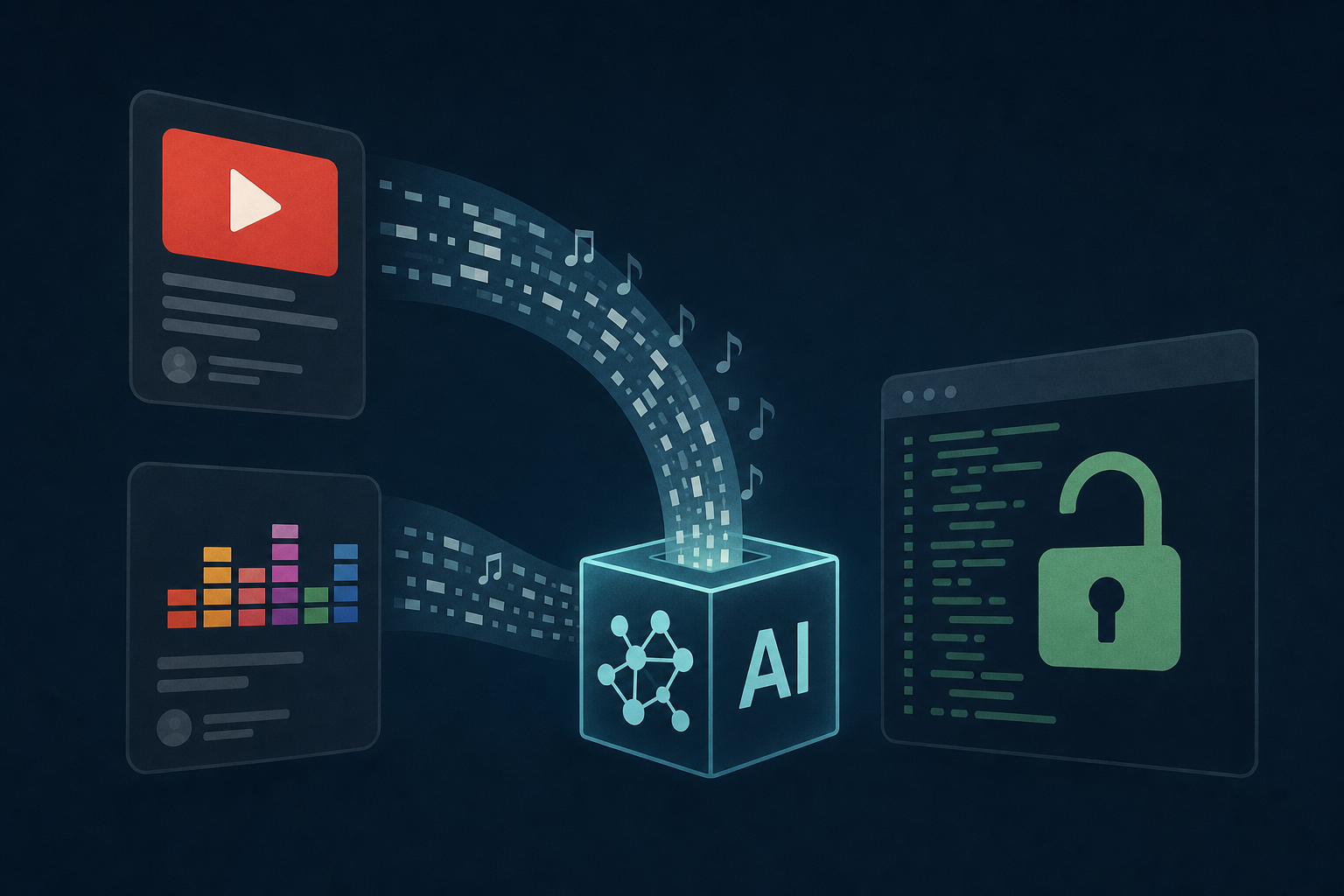 Suno scraped YouTube, Deezer to train AI, hacked code reveals