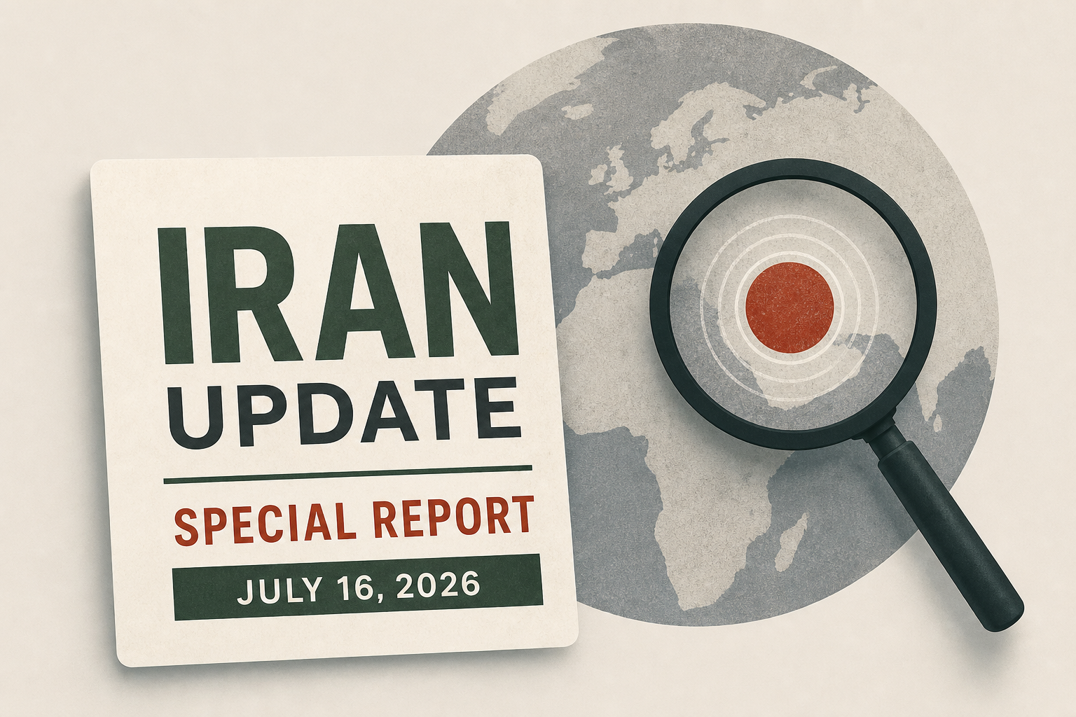 Iran Update Special Report, July 16, 2026