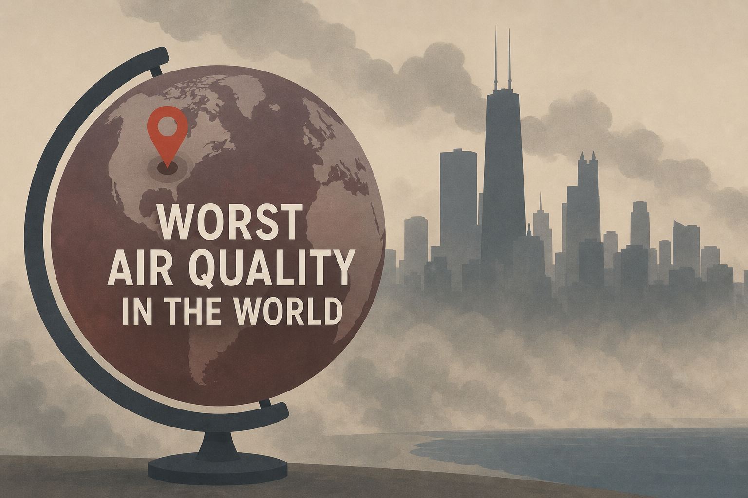 Chicago air quality is the worst in the world, data shows