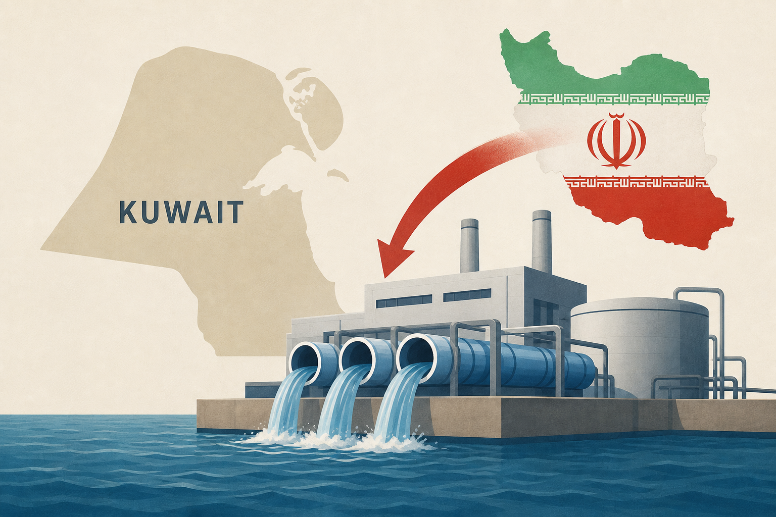 Kuwait says Iran attacked a desalination plant