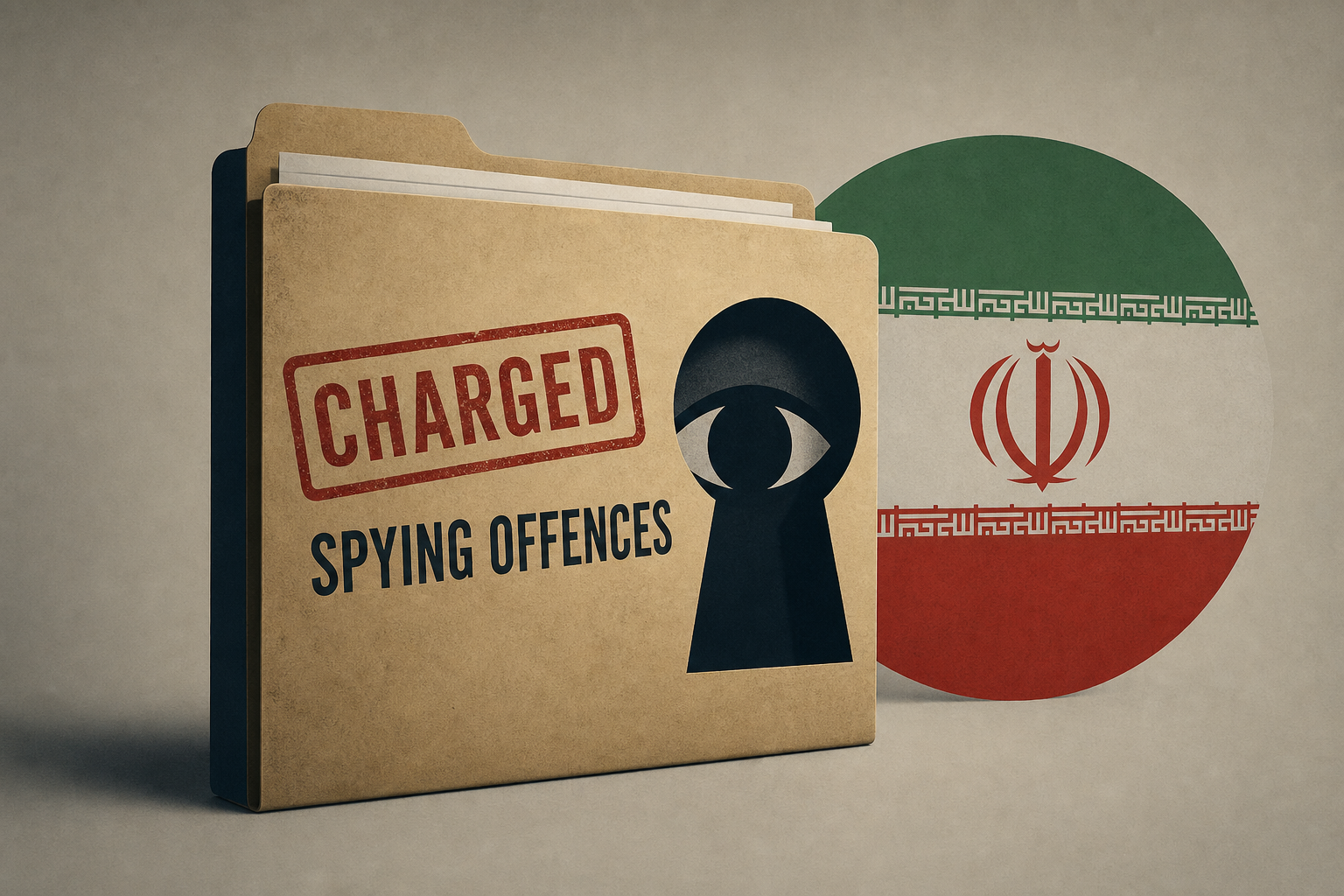 Vahid Aberi charged with spying offences linked to Iran
