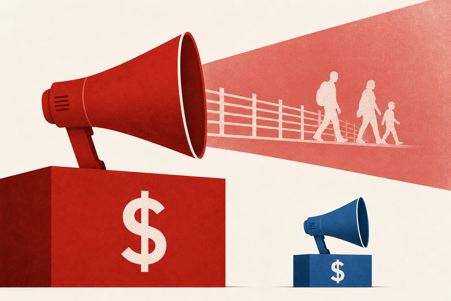 GOP campaigns outspend Democrats on immigration advertisements : NPR