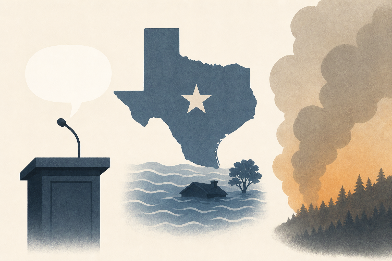 Trump's speech; Texas flooding; Wildfire smoke : NPR