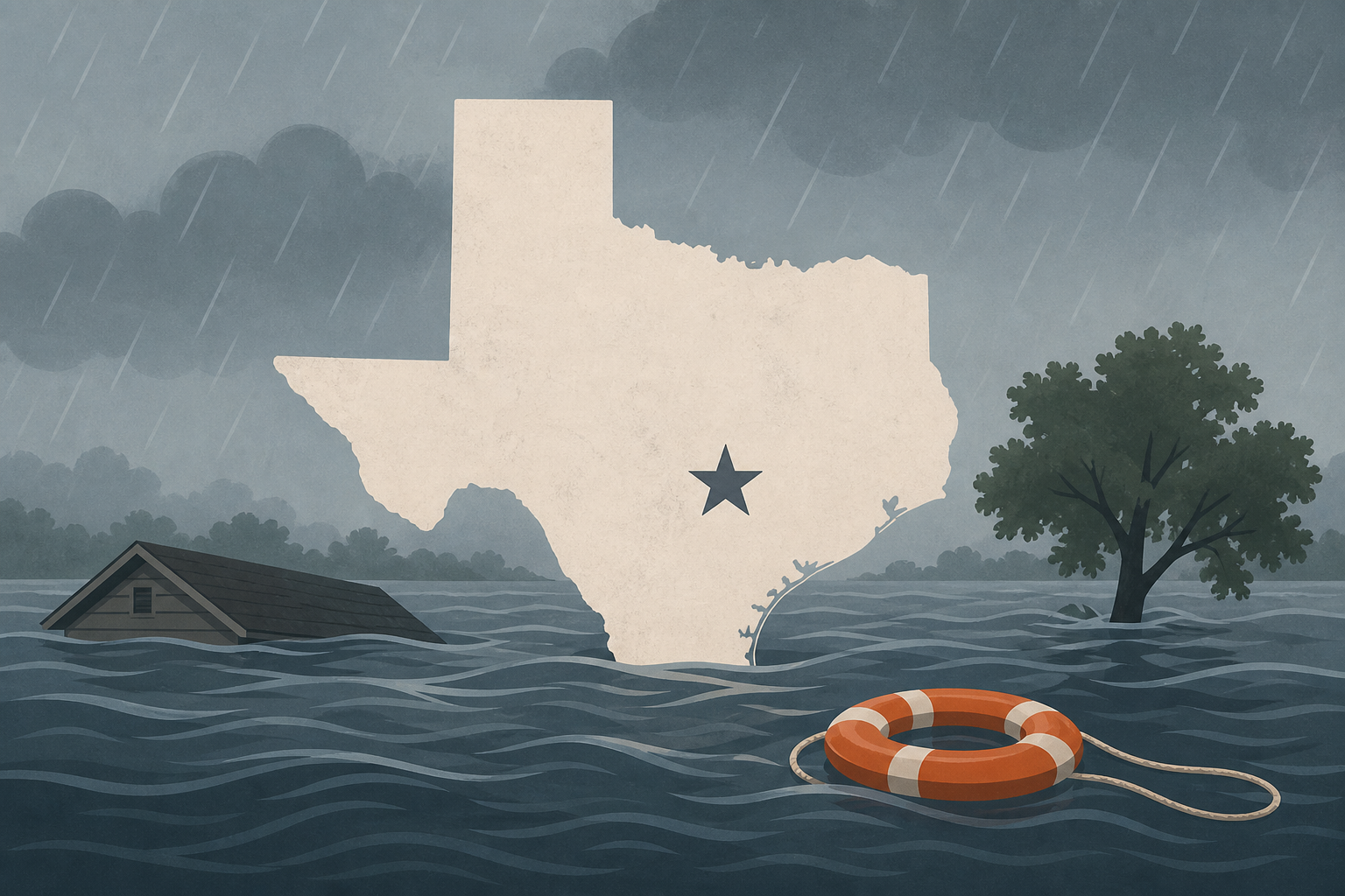 Two Dead and Scores Rescued as Flooding Engulfs Central Texas