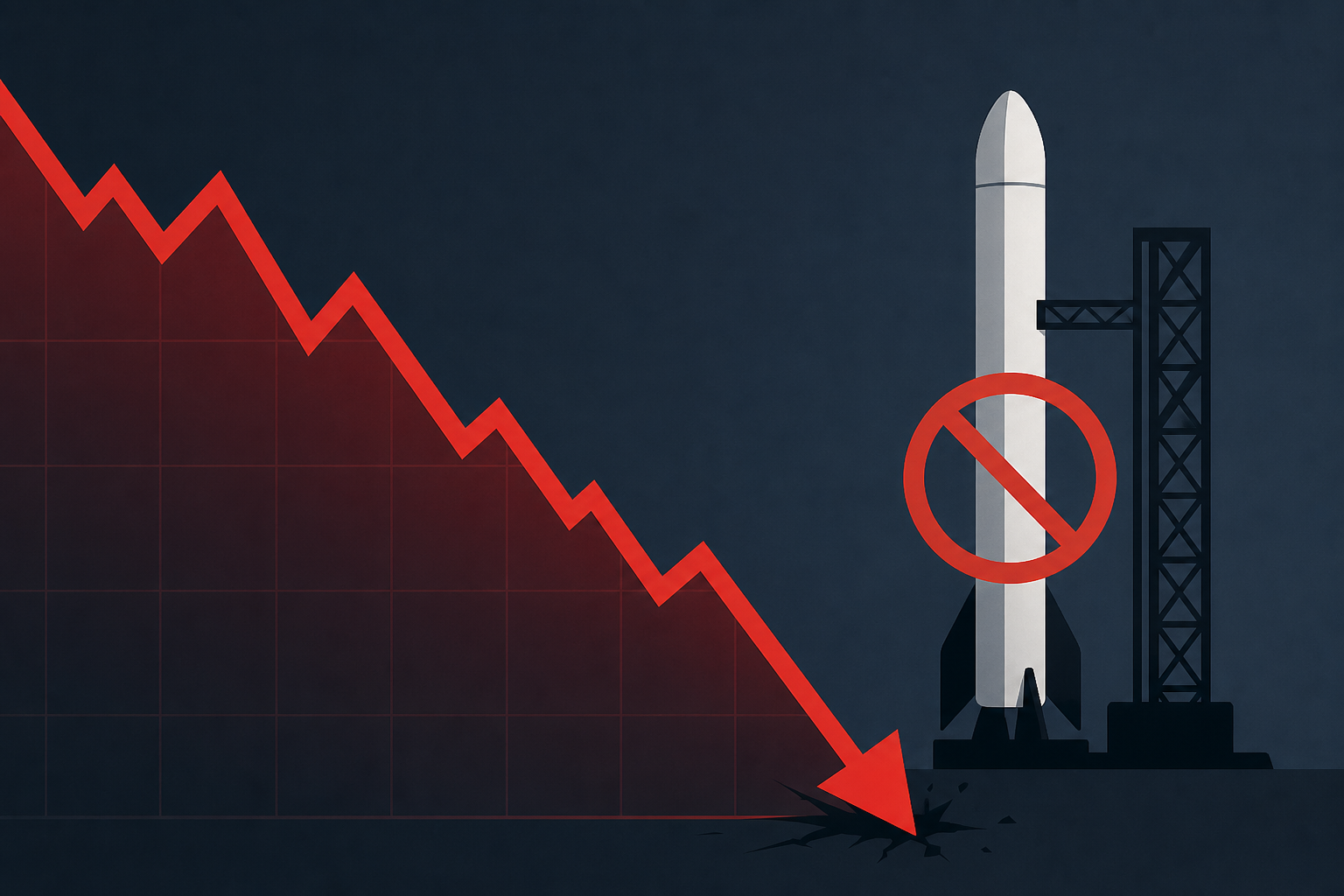 SpaceX Stock Hits New Low Since IPO After Rocket Launch Called Off