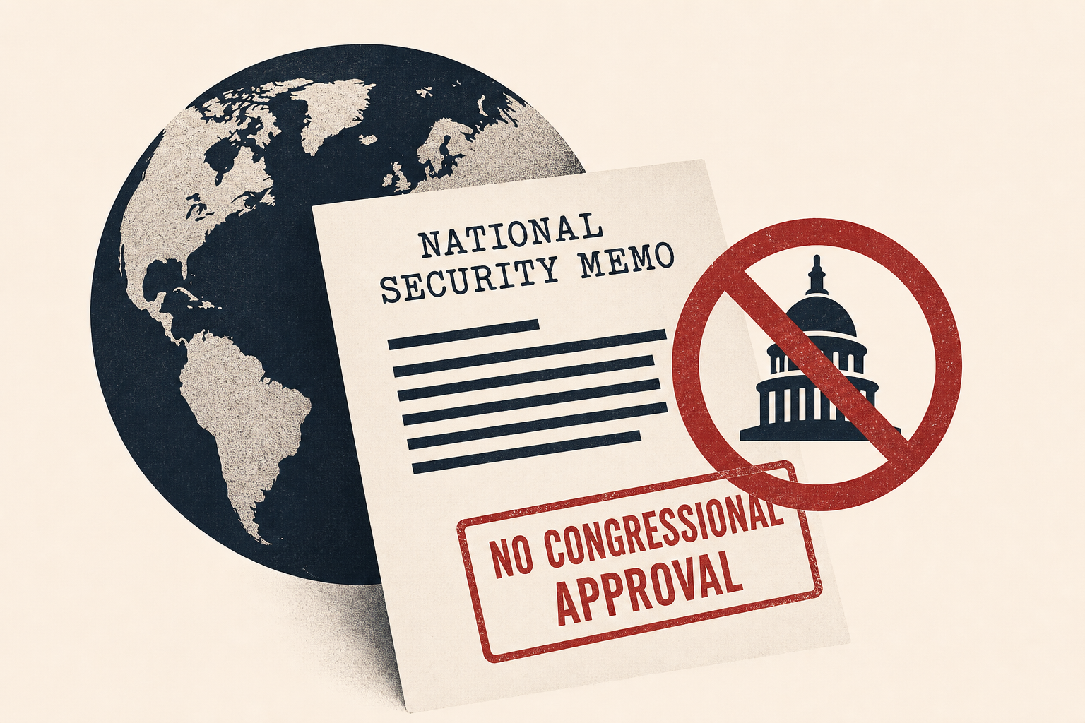 The Trump administration’s global campaign against ‘radical left terrorism’ is built on a national security memo without congressional approval