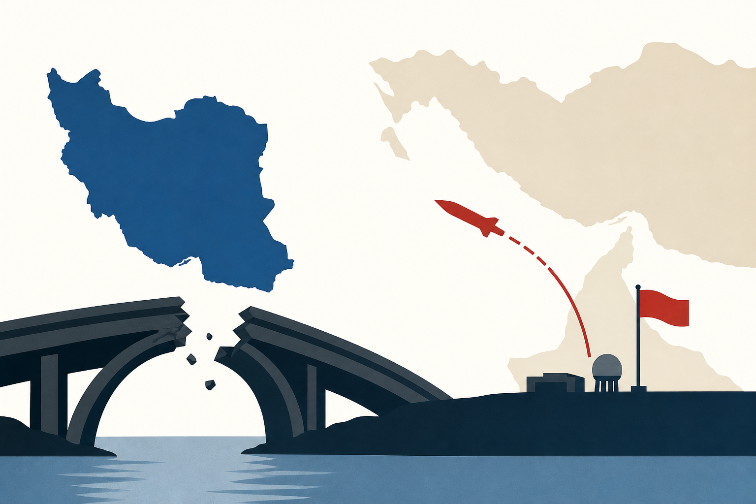 U.S. strikes bridges in Iran; Tehran targets U.S. bases in the Gulf