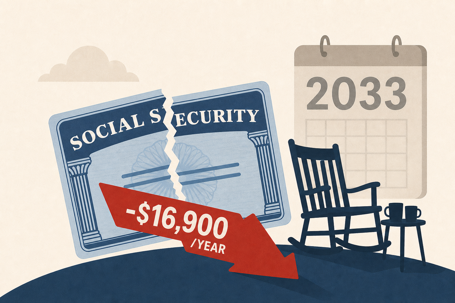 Newly retired couples may lose $16,900/year in Social Security in 2033