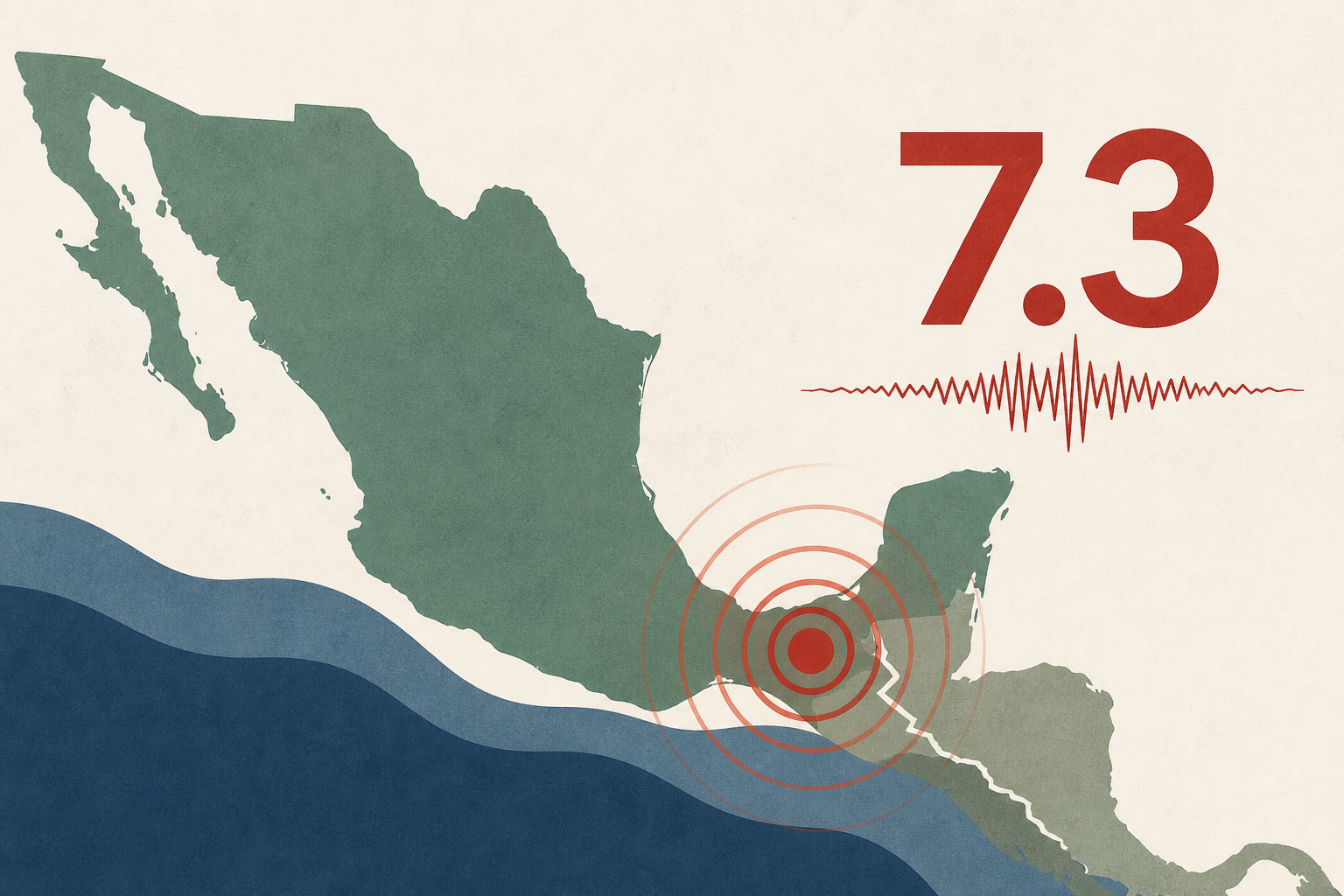 Strong 7.3 earthquake shakes Mexico coast near Guatemala border