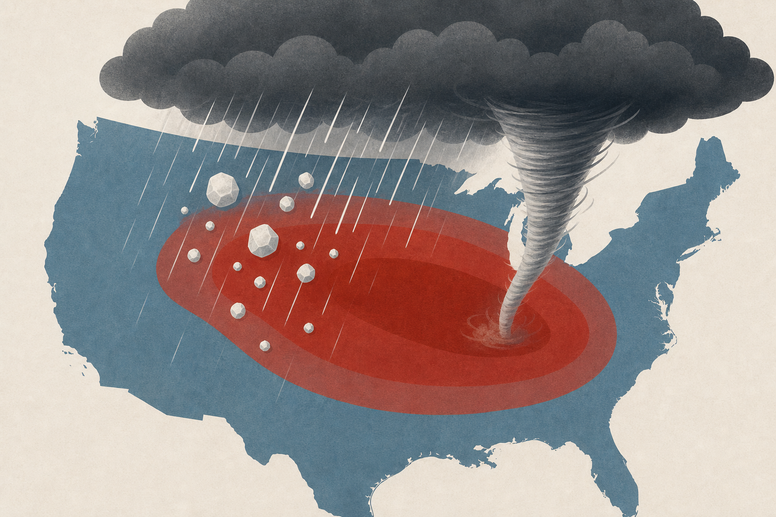 More than 90M Americans under risk of thunderstorms, hail and possible tornadoes this weekend