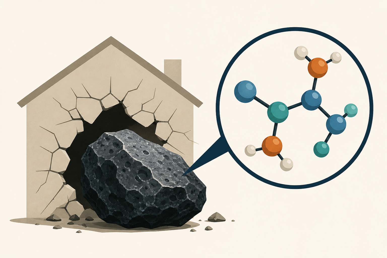 Meteorite that crashed into New Jersey home contains building blocks of life, astronomers say