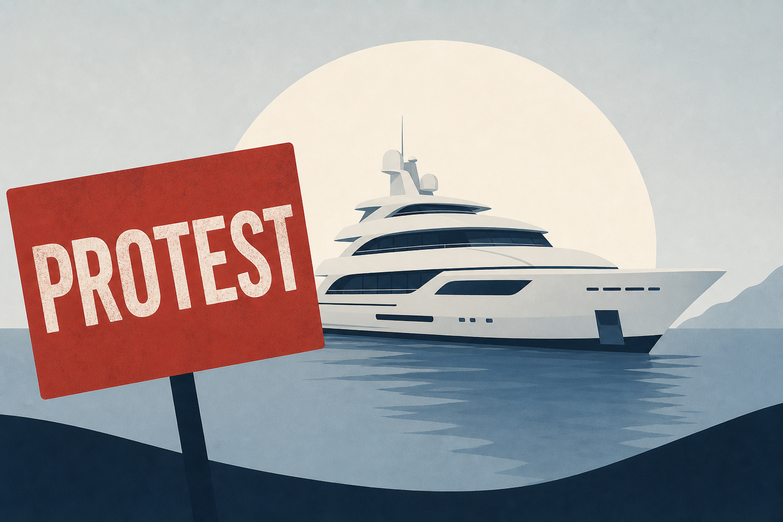 Trump envoy faces protests during Italy luxury yacht diplomacy tour