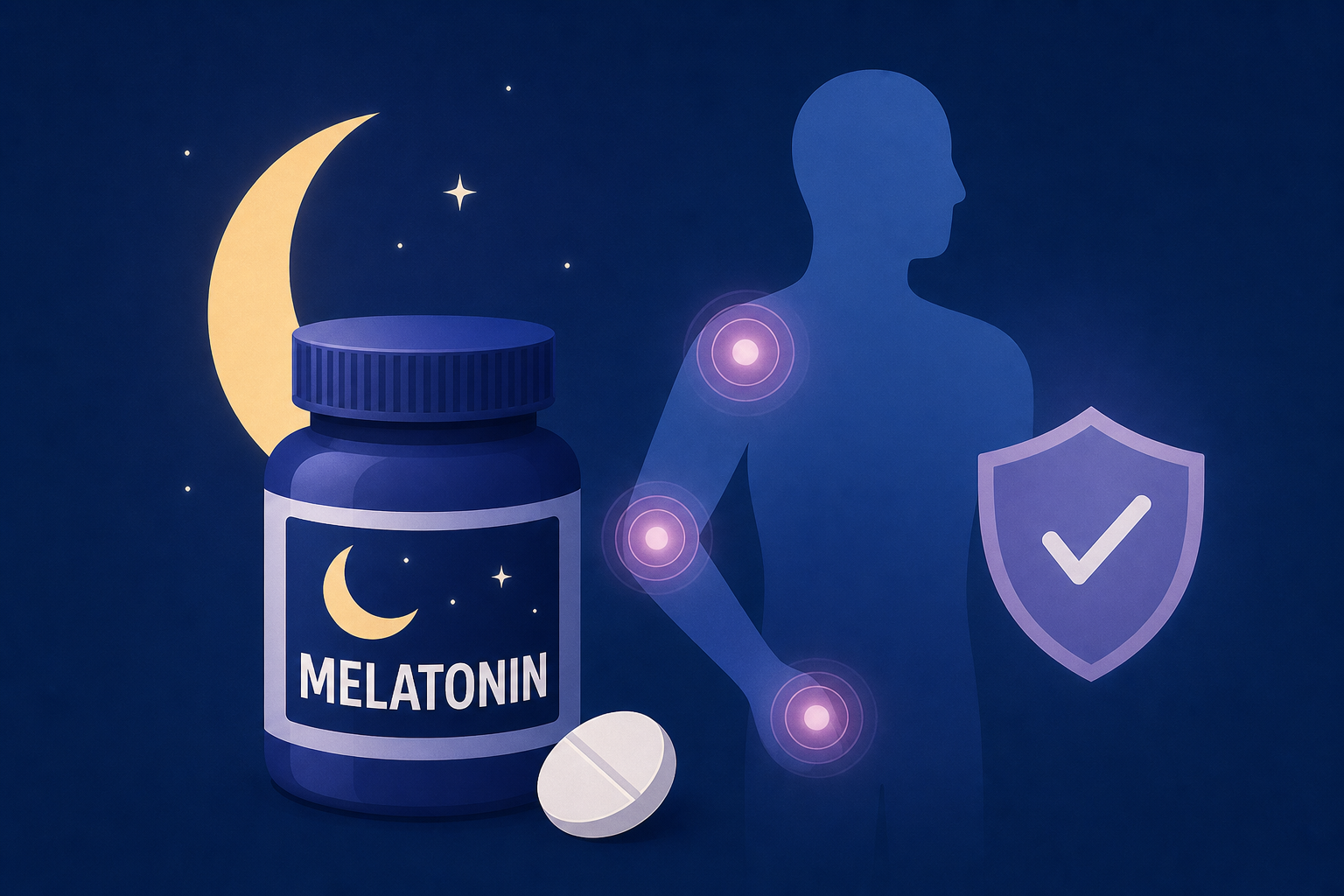 Melatonin may help ease chronic muscle and joint pain, new study suggests